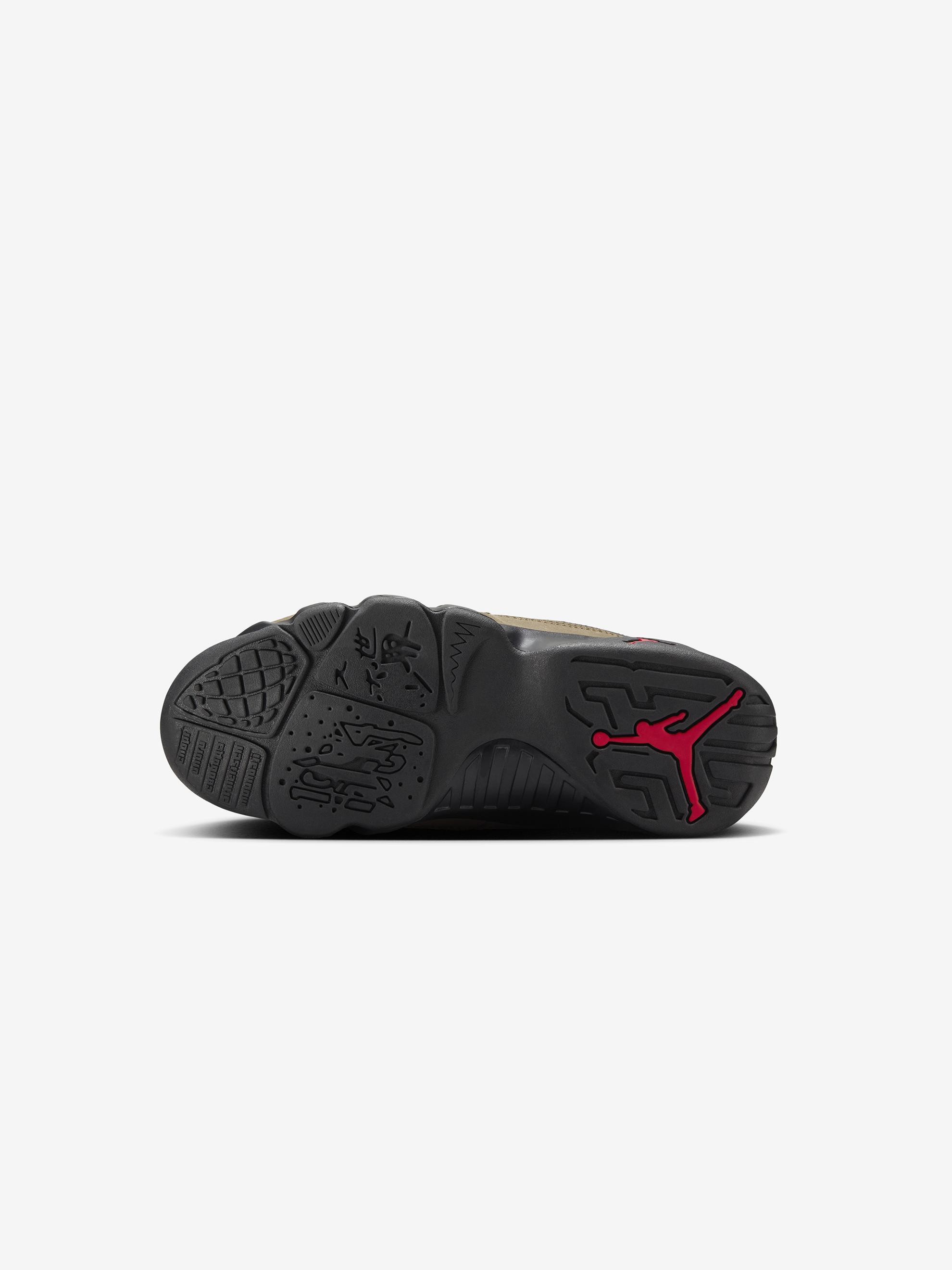 AIR JORDAN 9 RETRO (GS) (BLACK/TRUE RED-LIGHT OLIVE) Product Image