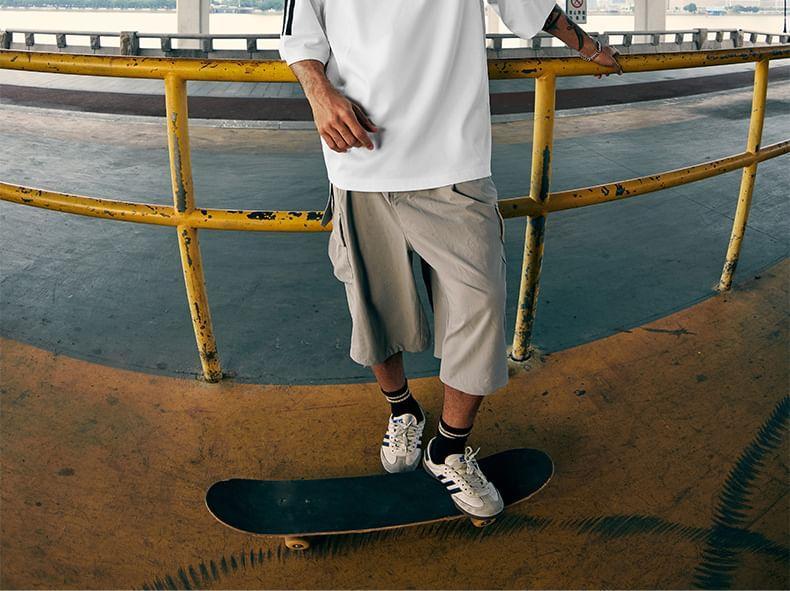 Printed Overfit Sports T-Shirt Product Image