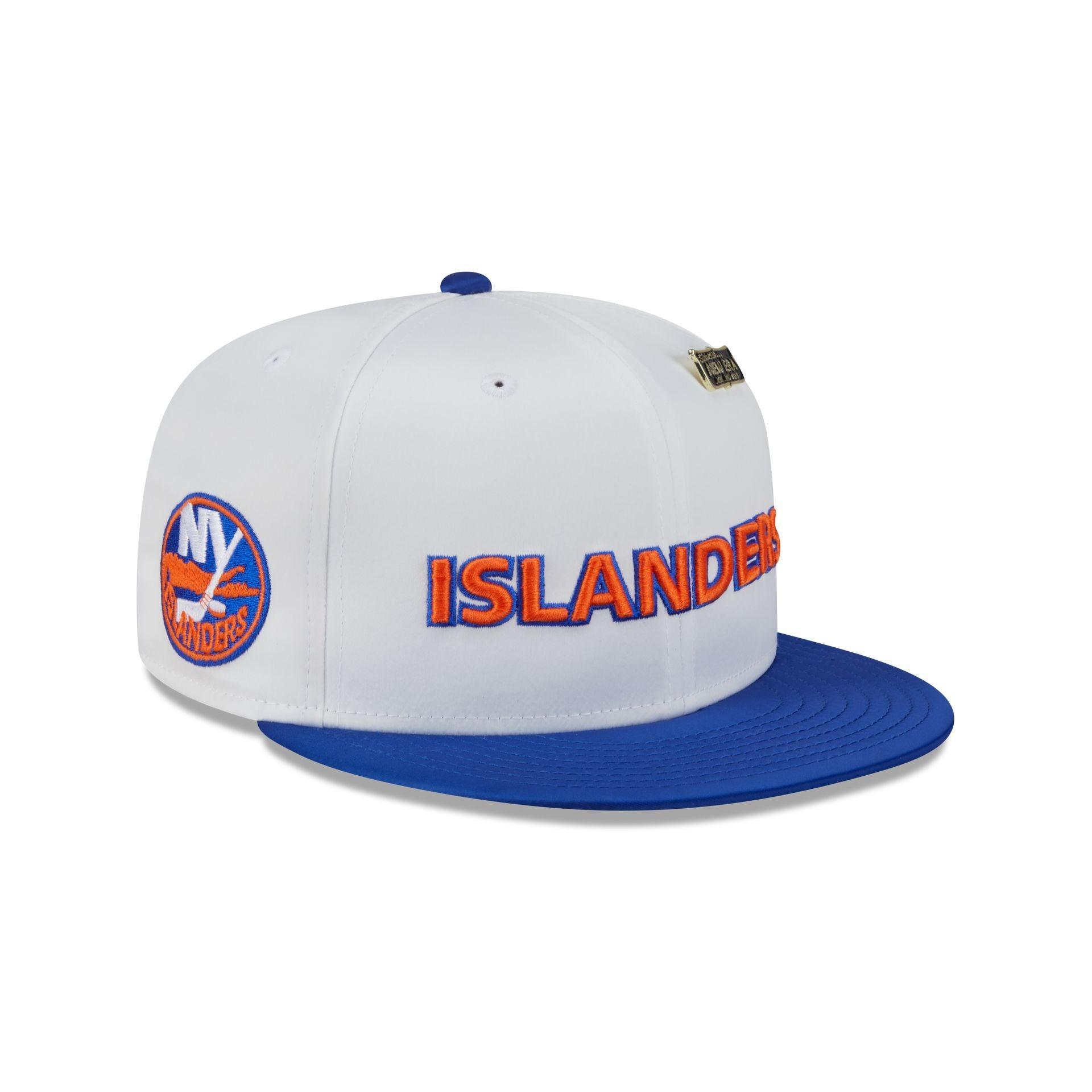 New York Islanders Spring Satin 59FIFTY Fitted Hat Male Product Image