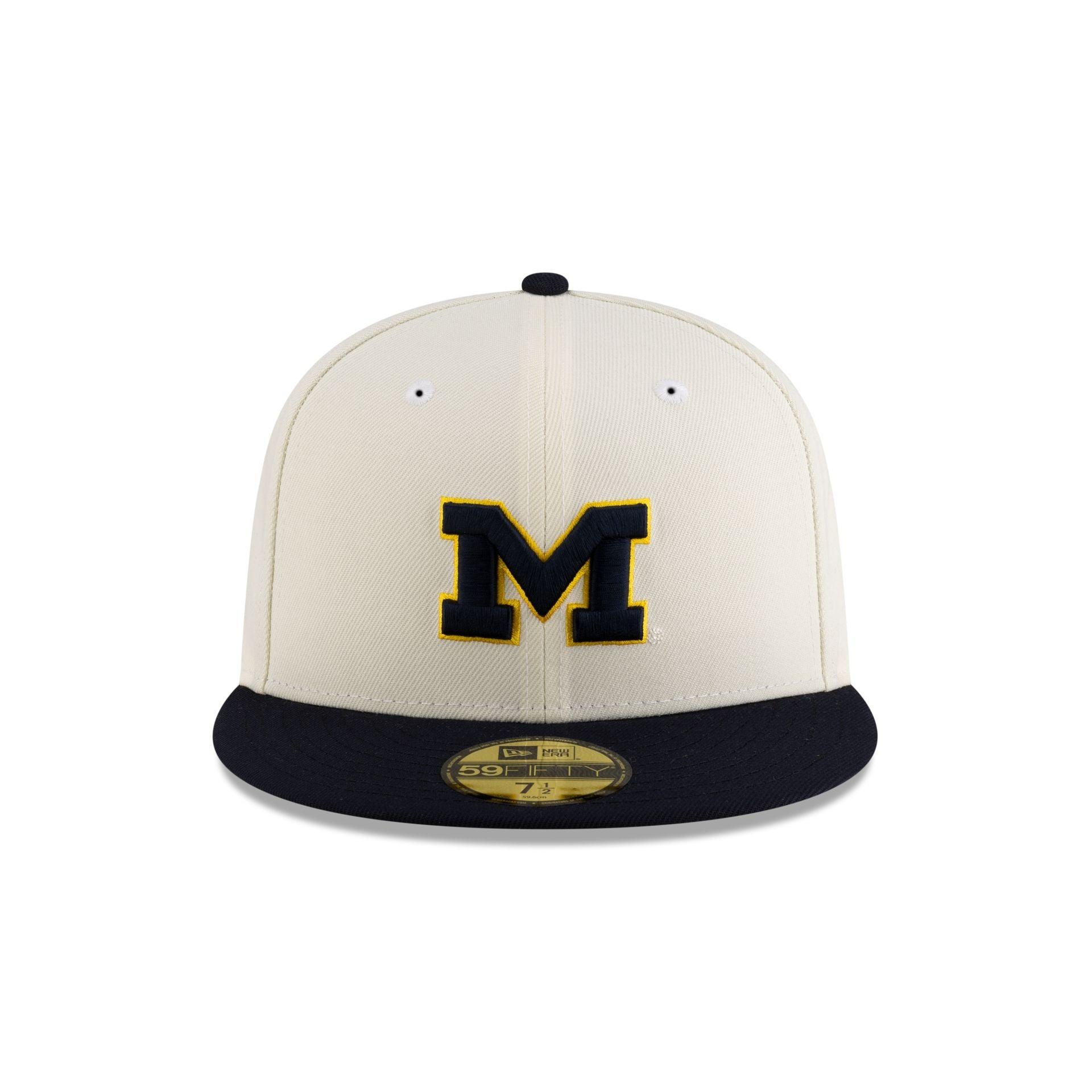 Michigan Wolverines Crome Navy 59FIFTY Fitted Male Product Image