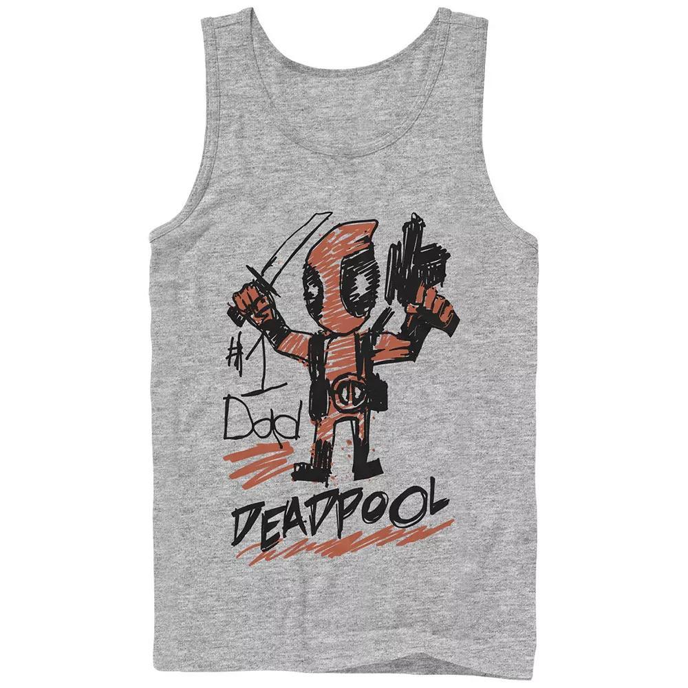 Men's Marvel Deadpool #1 Dad Graphic Tank,  Product Image