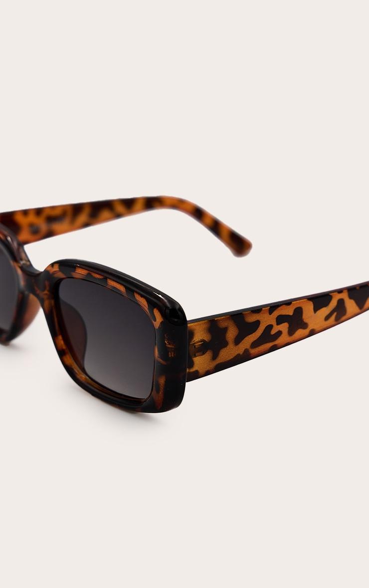 Tortoiseshell Square Sunglasses Product Image