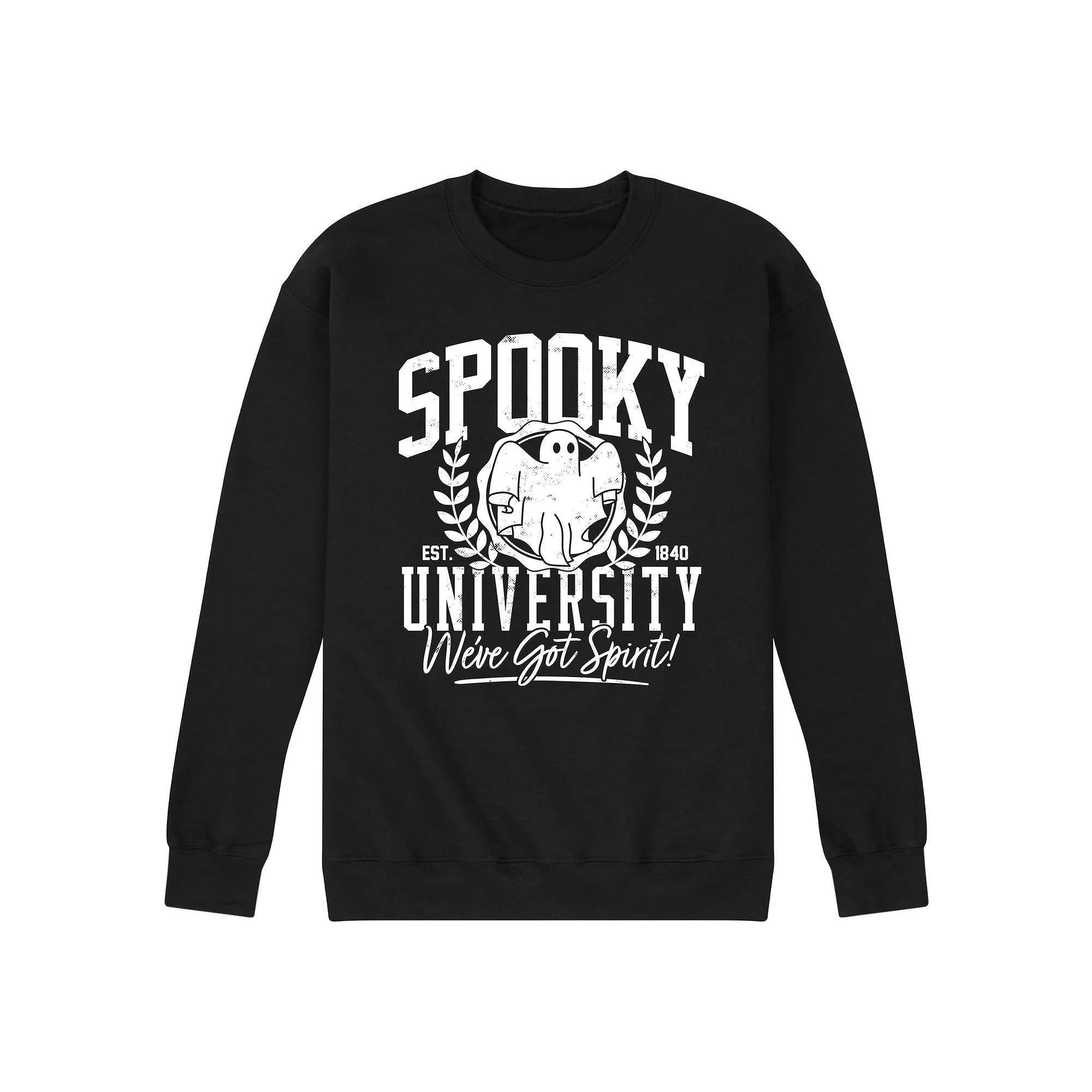 Men's Spooky University Fleece Sweatshirt,  Product Image