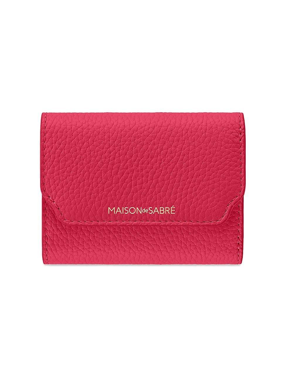 Womens Leather Trifold Wallet Product Image