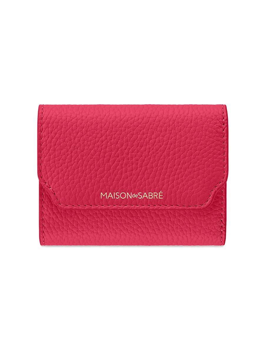 Womens Leather Trifold Wallet Product Image
