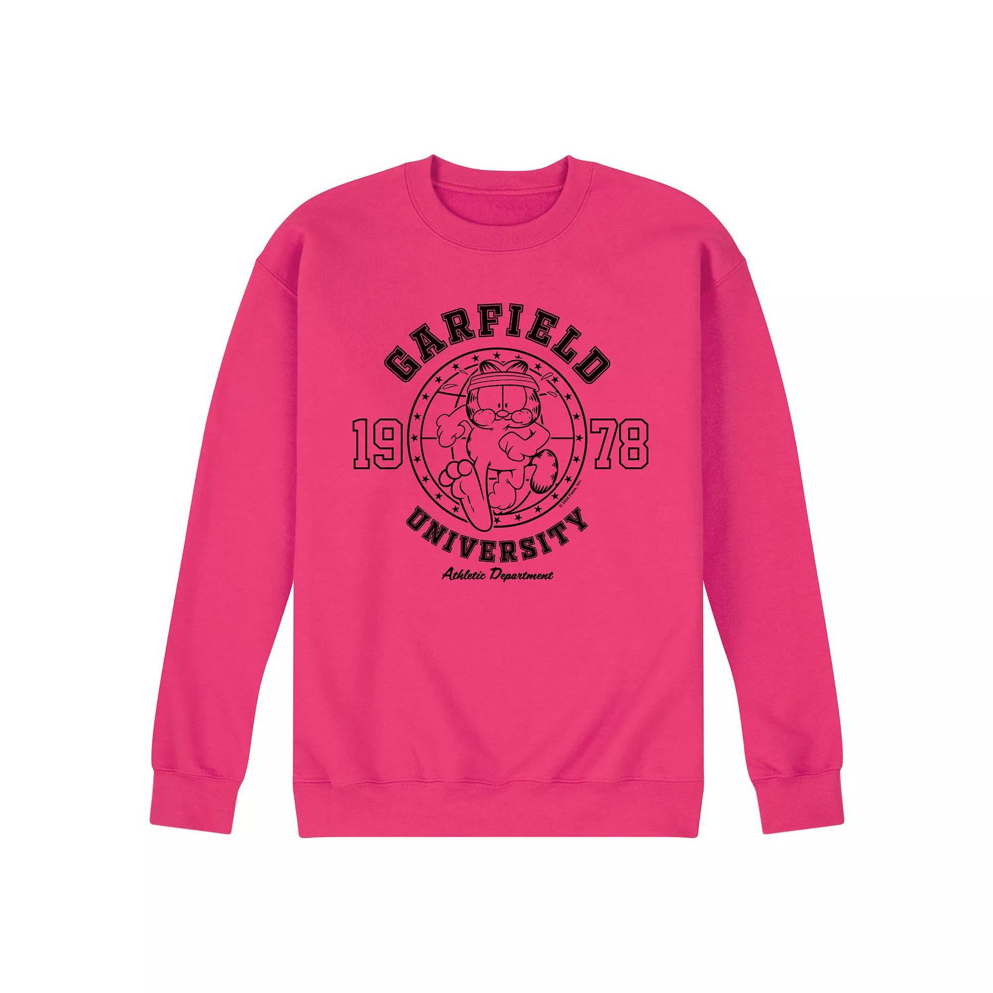 Men's Garfield Athletic Dept. Running Fleece Sweatshirt,  Product Image