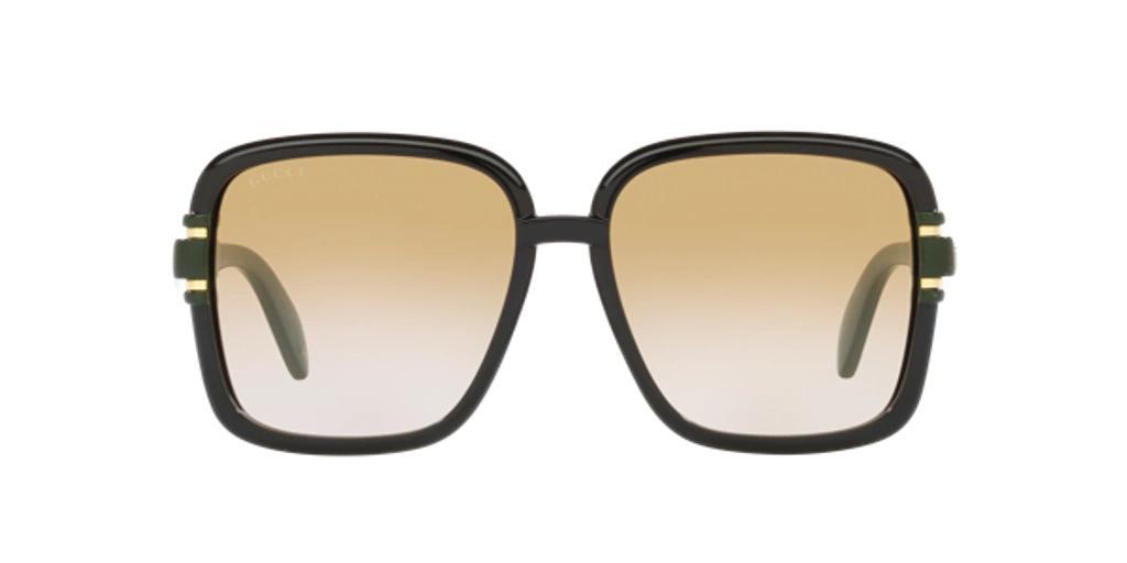 Eyewear Square Frame Sunglasses In Green Product Image