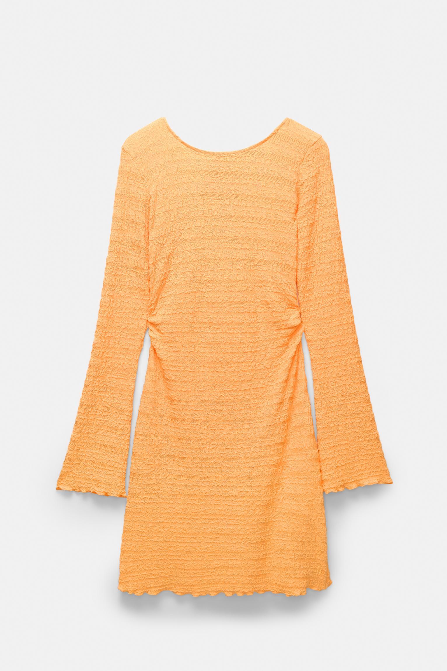 Long sleeve shift dress Product Image