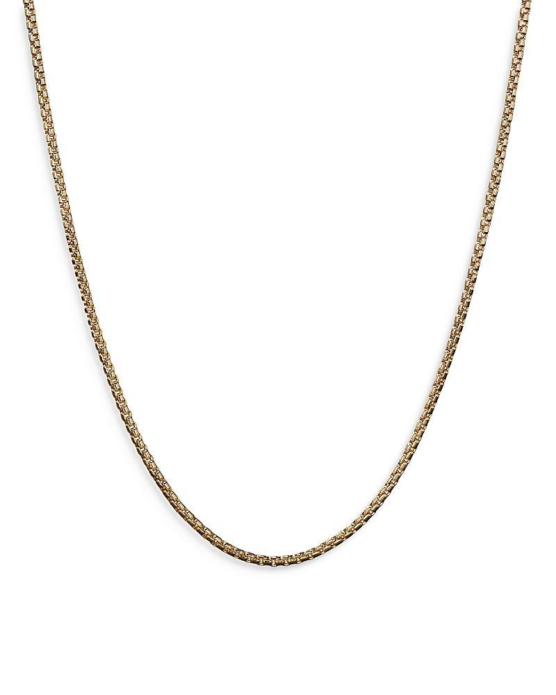 Box Chain Necklace in 18K Gold, 1.7mm, 18L Product Image