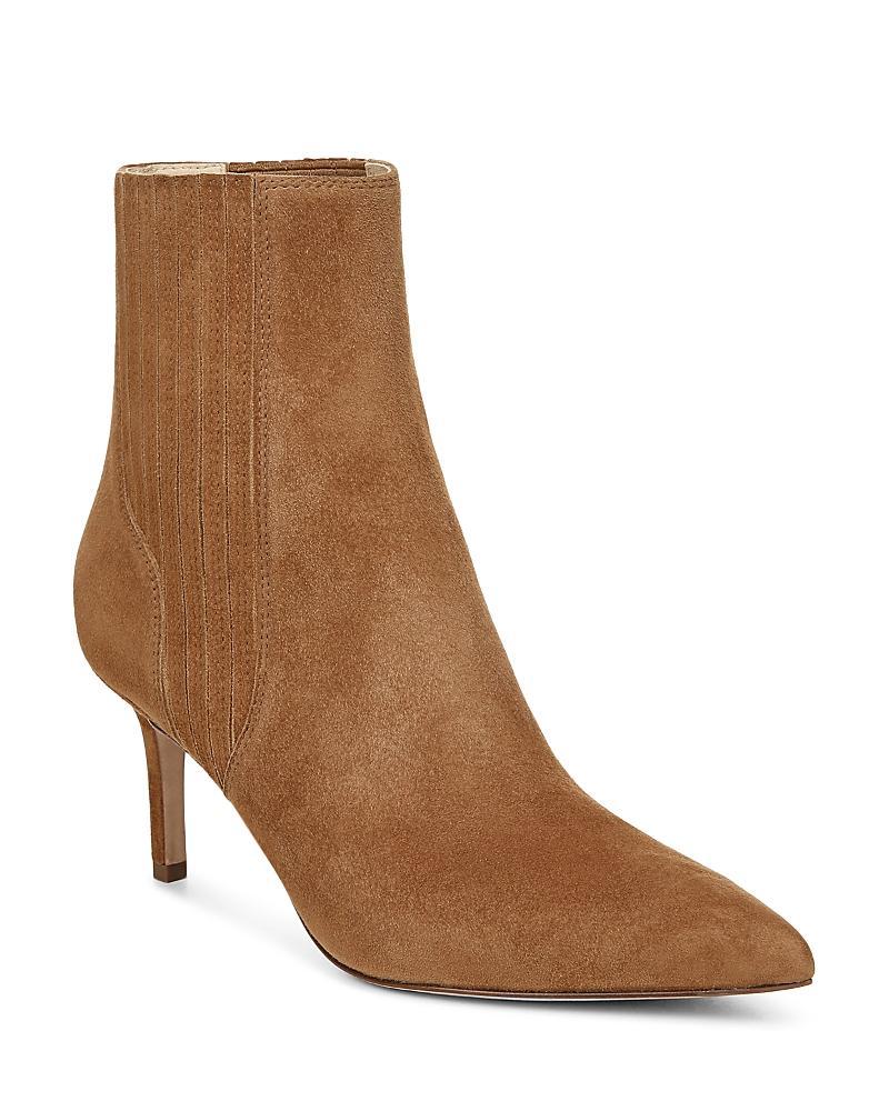 Lisa Suede Stiletto Ankle Booties Product Image