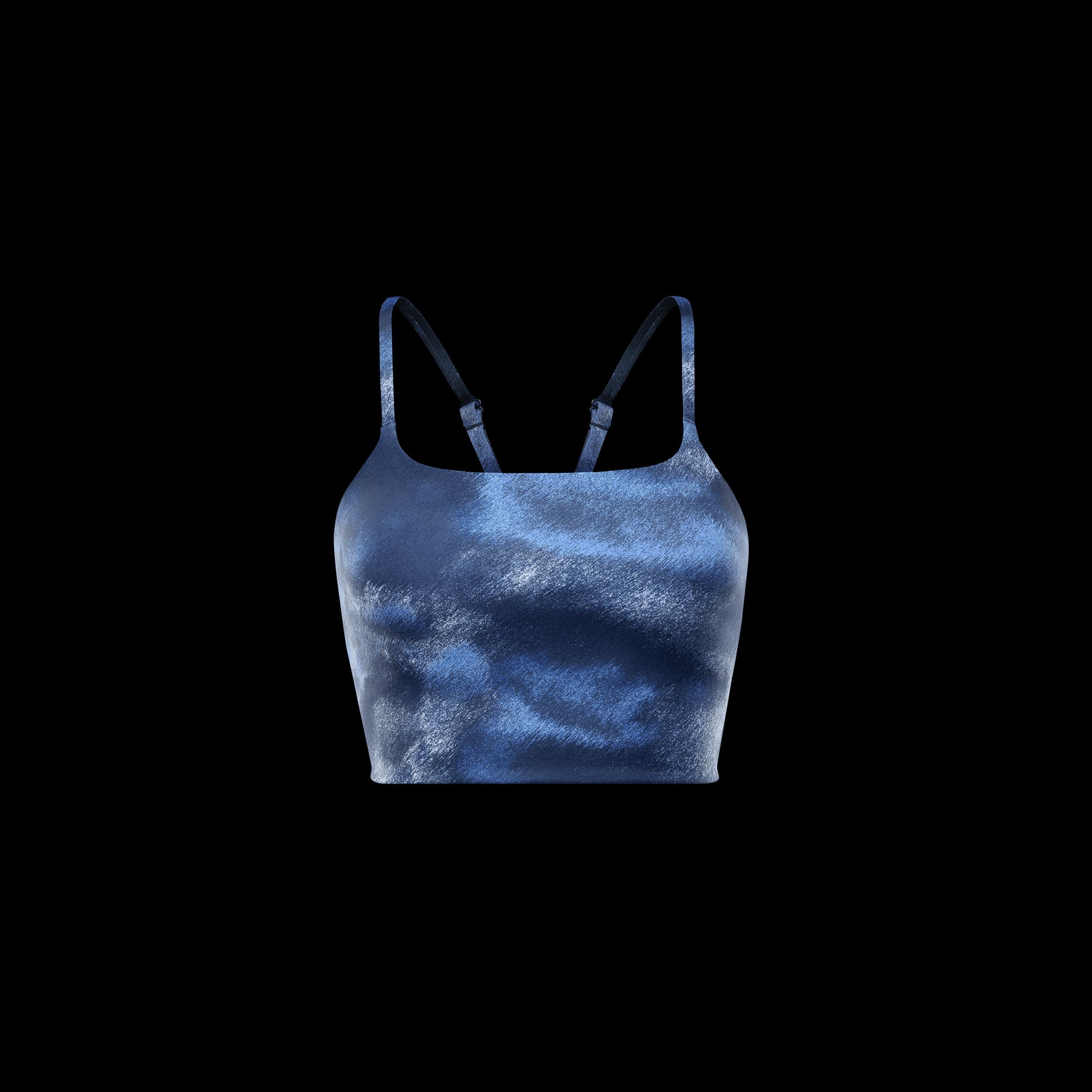 Nike One Convertible Women's Light-Support Lightly Lined Longline Printed Sports Bra Product Image