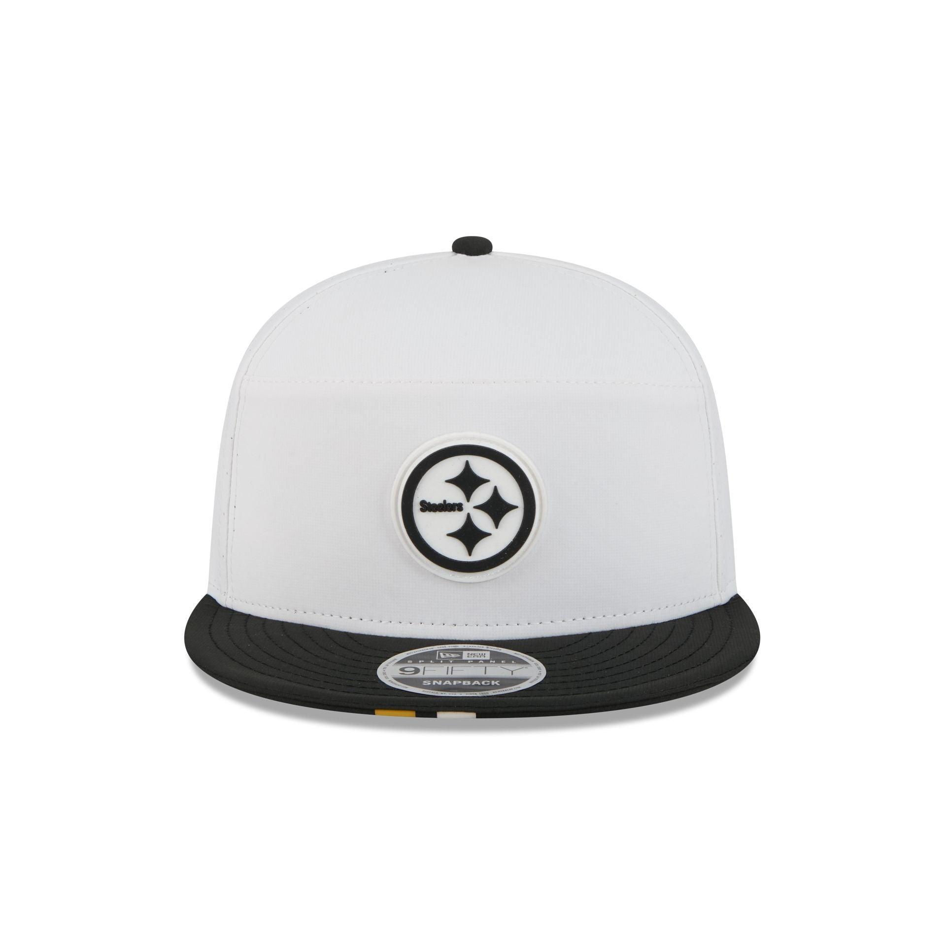 Pittsburgh Steelers 2025 Training Split Panel 9FIFTY Snapback Hat Male Product Image