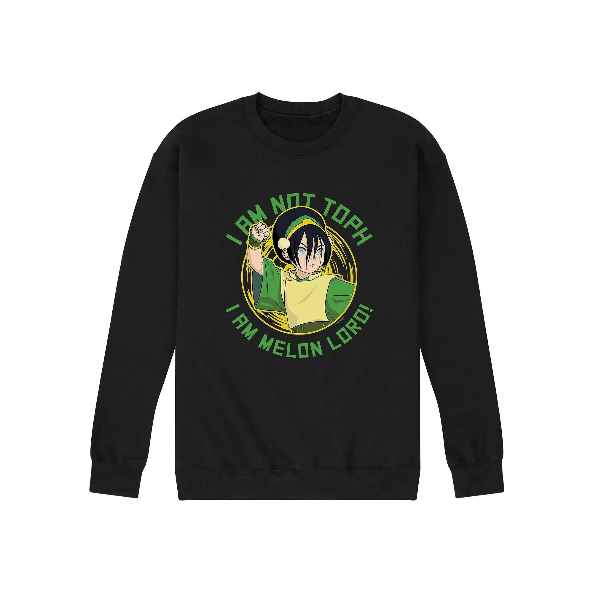 Men's Avatar I Am Not Toph Sweatshirt, Size: Large, Black Product Image