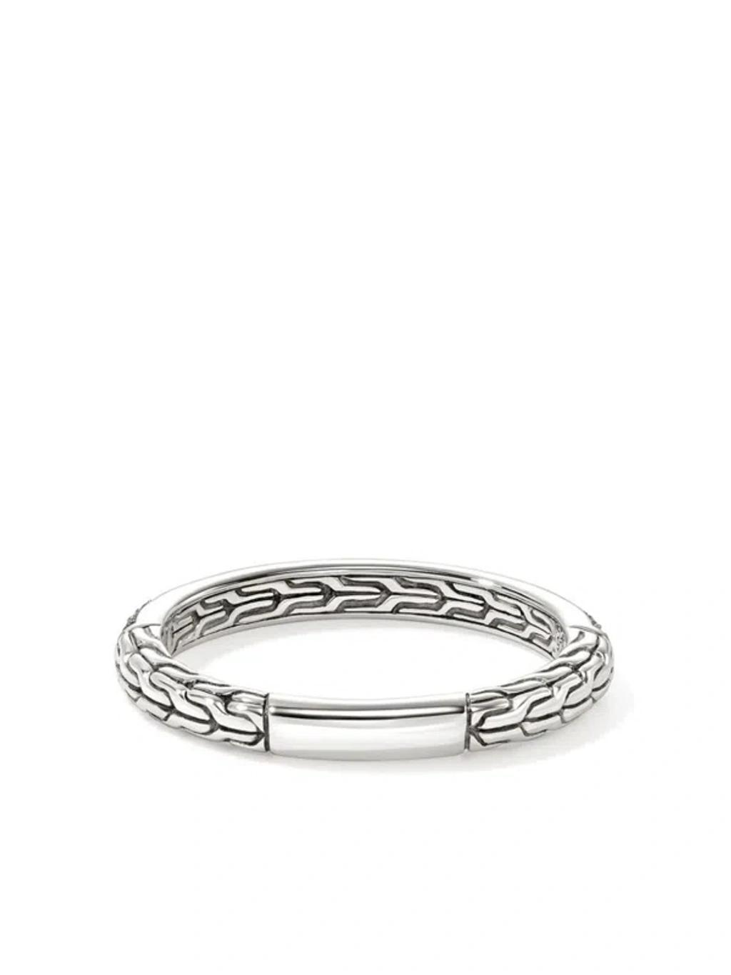 JOHN HARDY Essential Diamond Band Ring In Sterling Silver Product Image