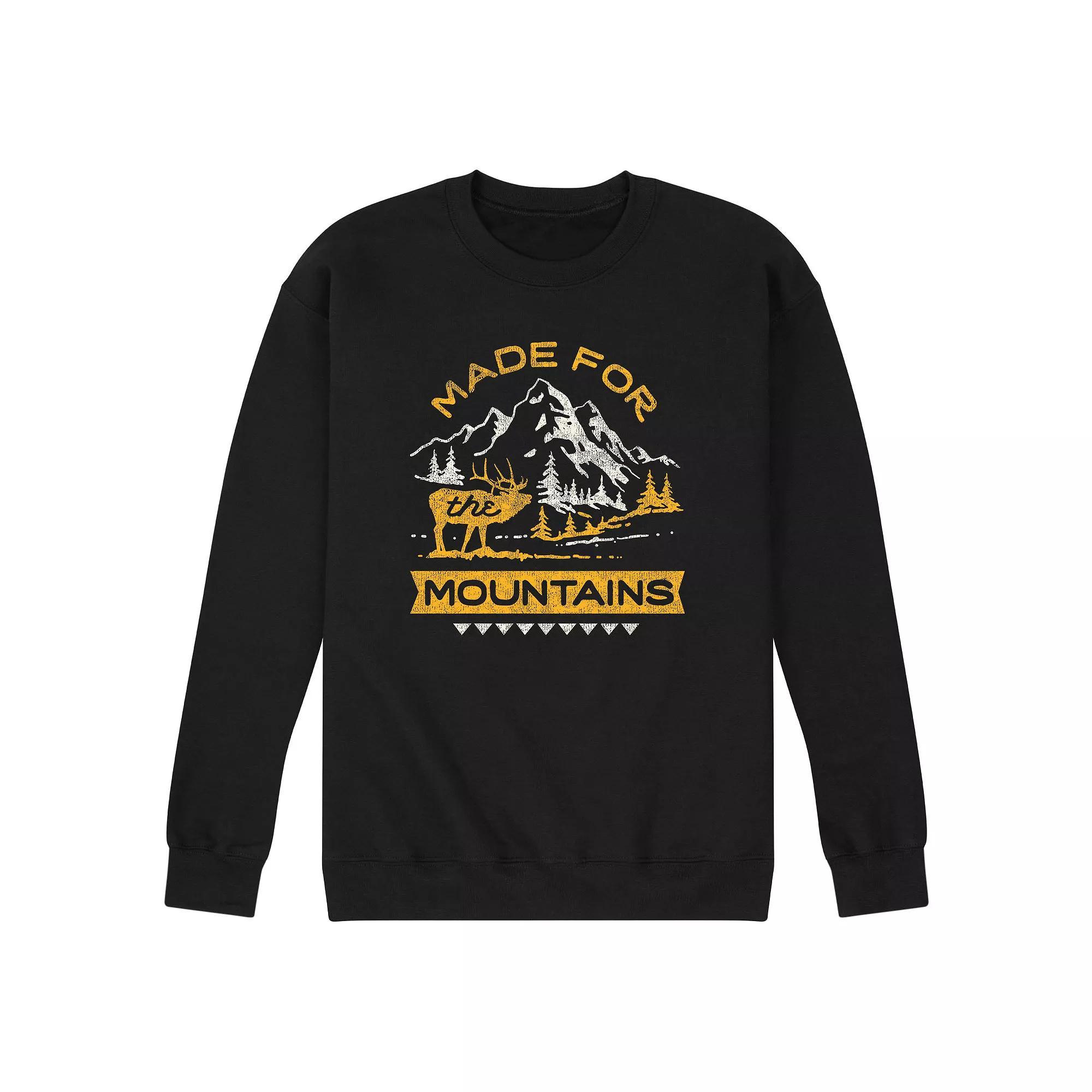 Men's Made for the Mountains Graphic Fleece Sweatshirt,  Product Image