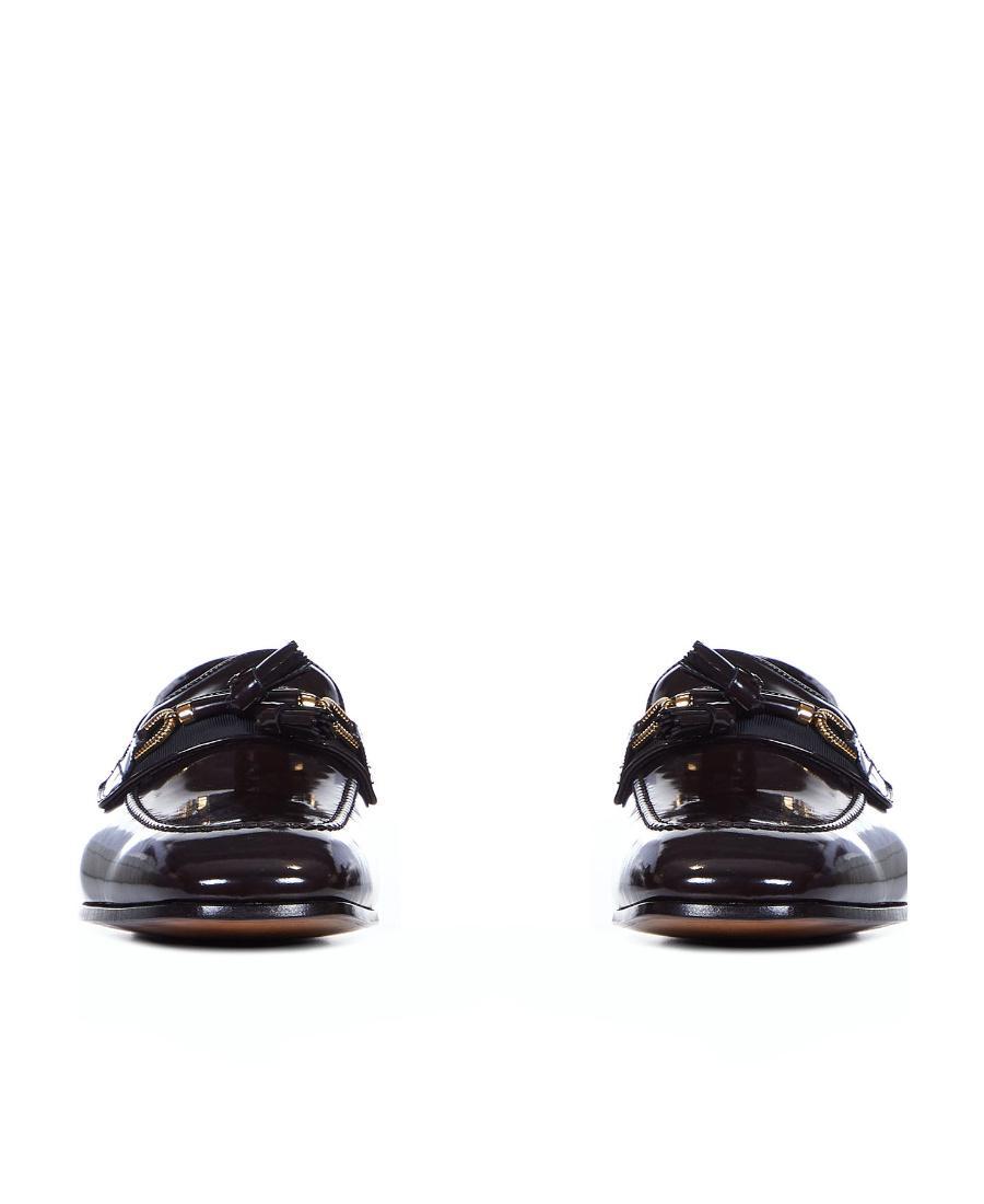 TOM FORD Leather Loafers In Marrón Product Image