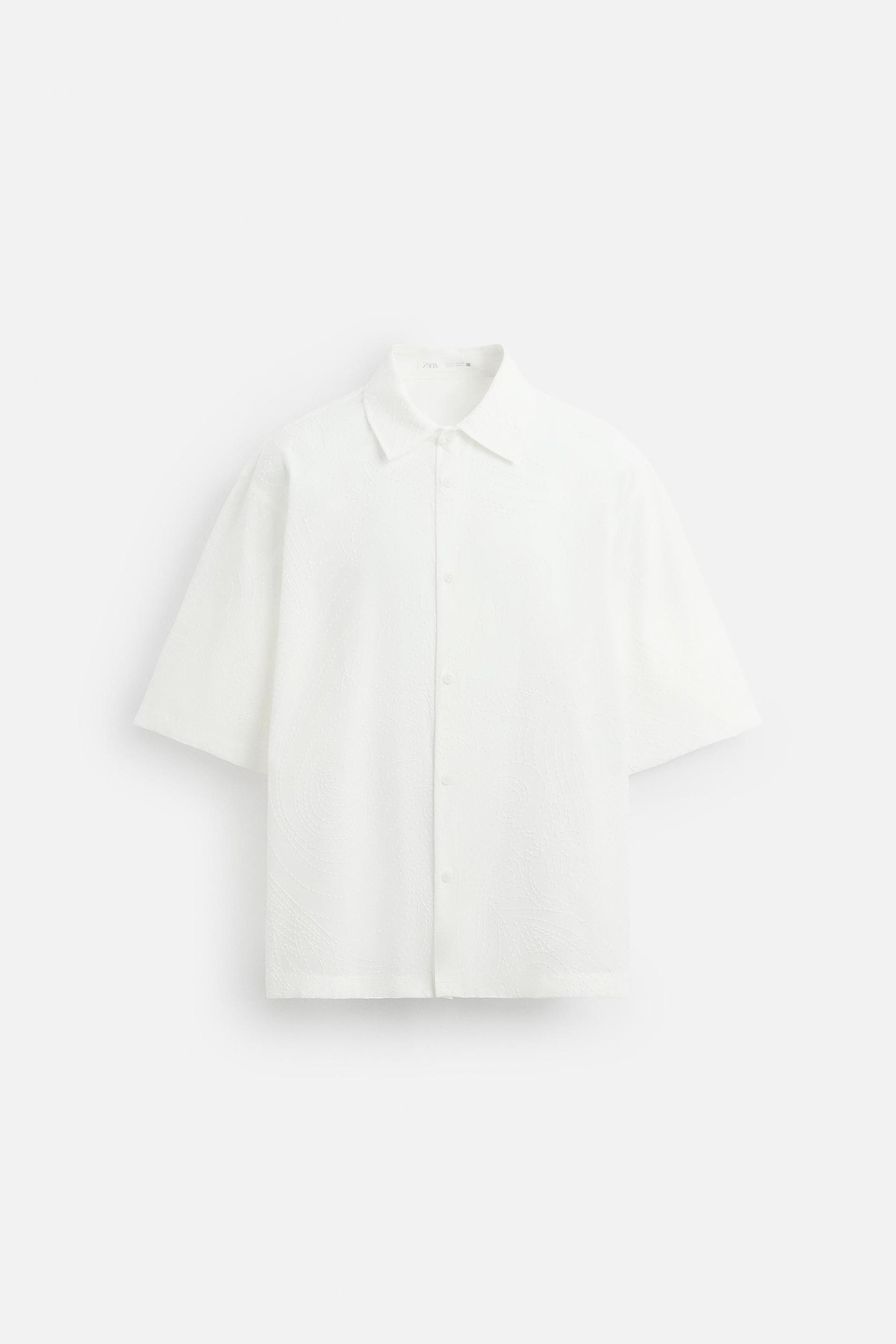 TEXTURED RELAXED FIT SHIRT Product Image