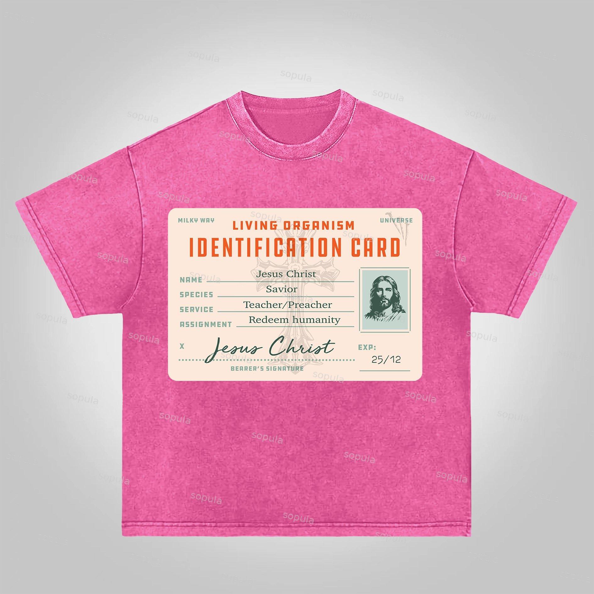 Sopula Don't Keep Jesus To Yourself Graphic Acid Washed T-shirt Product Image