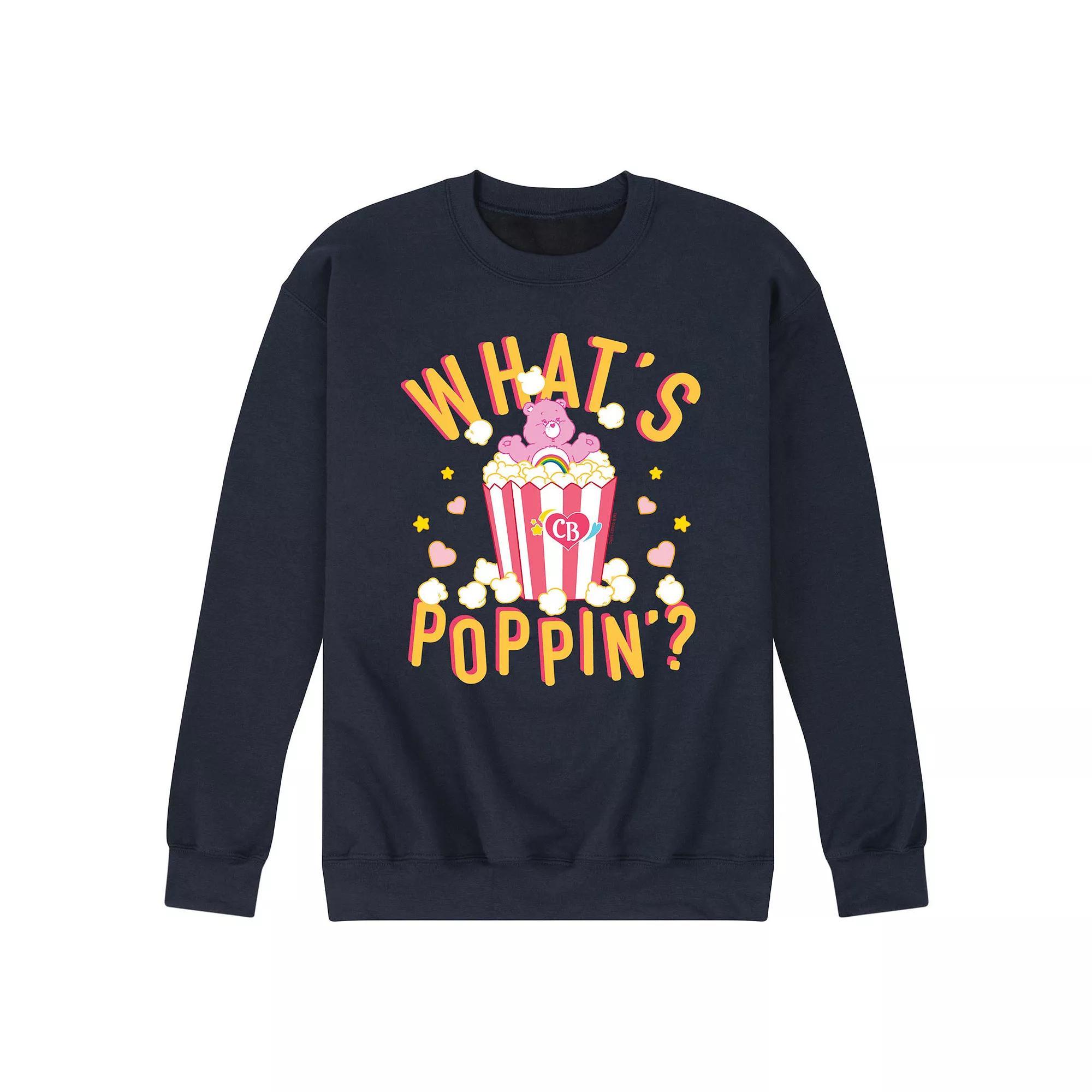 Men's Care Bears Whast Poppin' Fleece Sweatshirt,  Product Image