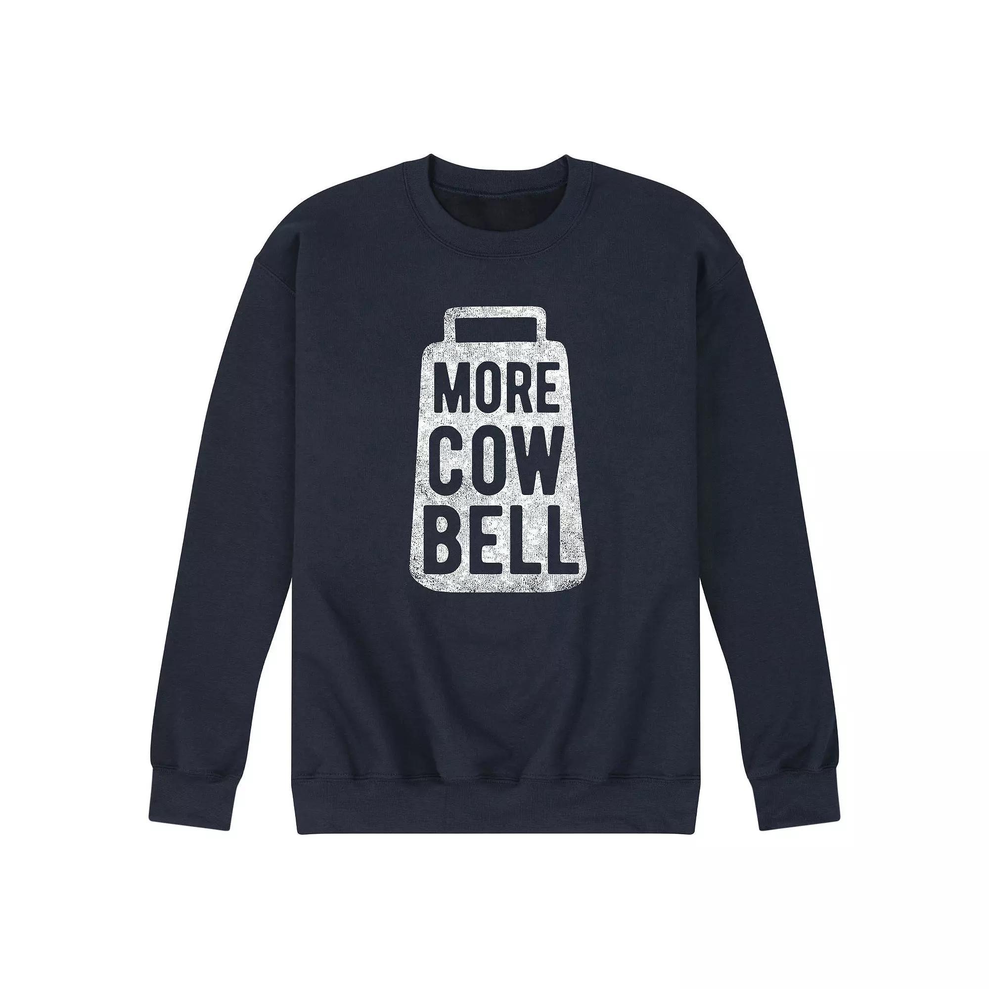 Men's More Cow Bell Sweatshirt,  Product Image