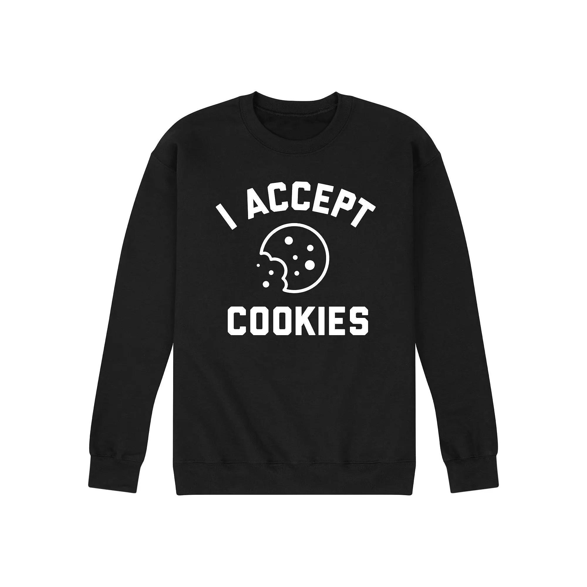 Men's I Accept Cookies Sweatshirt,  Product Image