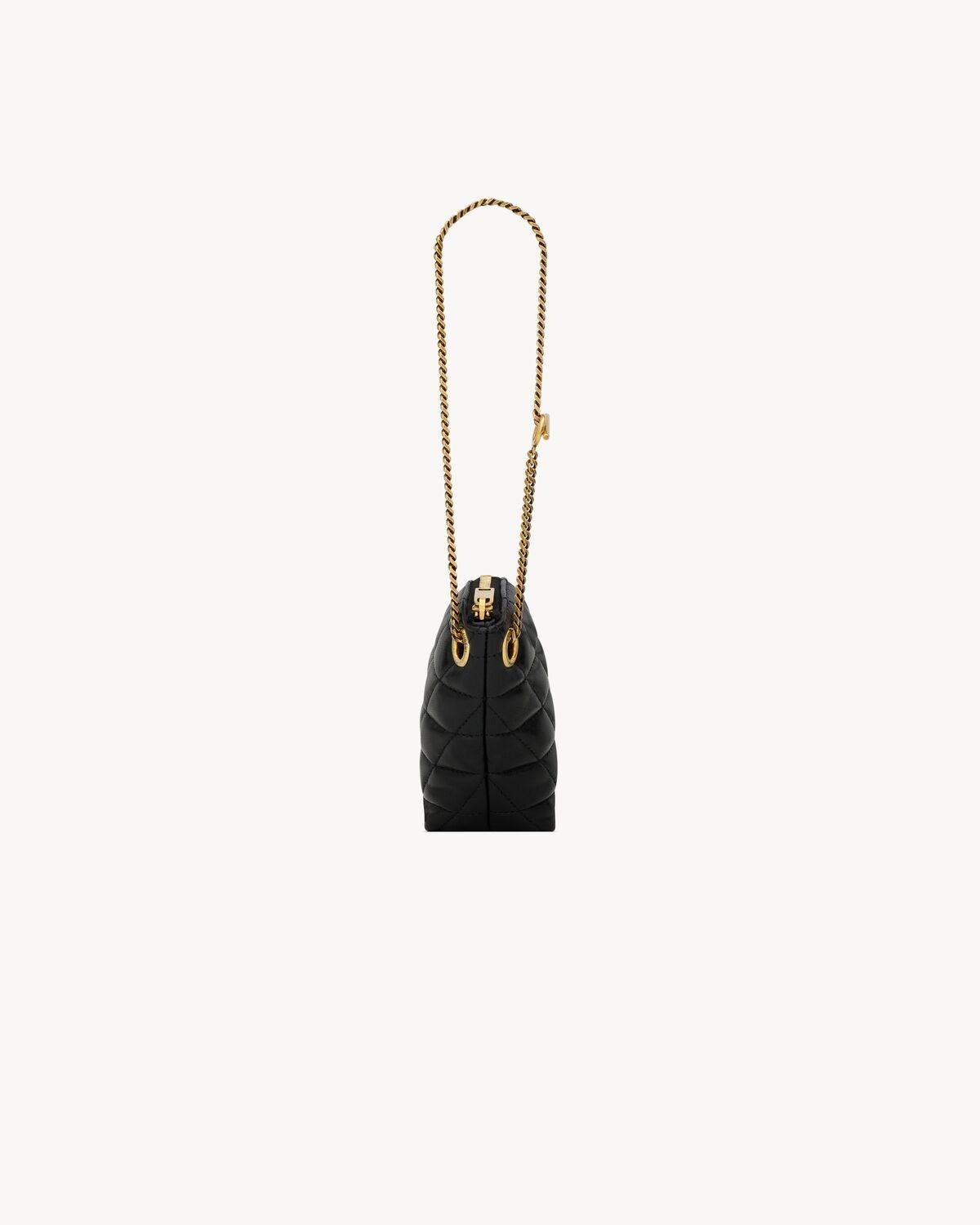 SADE triangle coin purse in lambskin | Saint Laurent | YSL.com Product Image