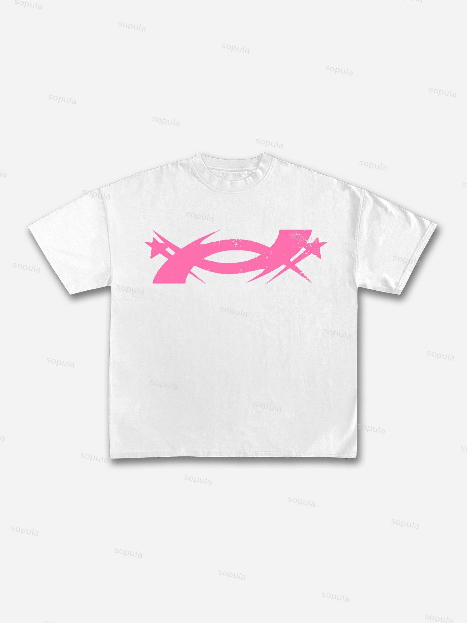 Sopula Street Balaclava Graphic Print Cotton T-shirt Product Image