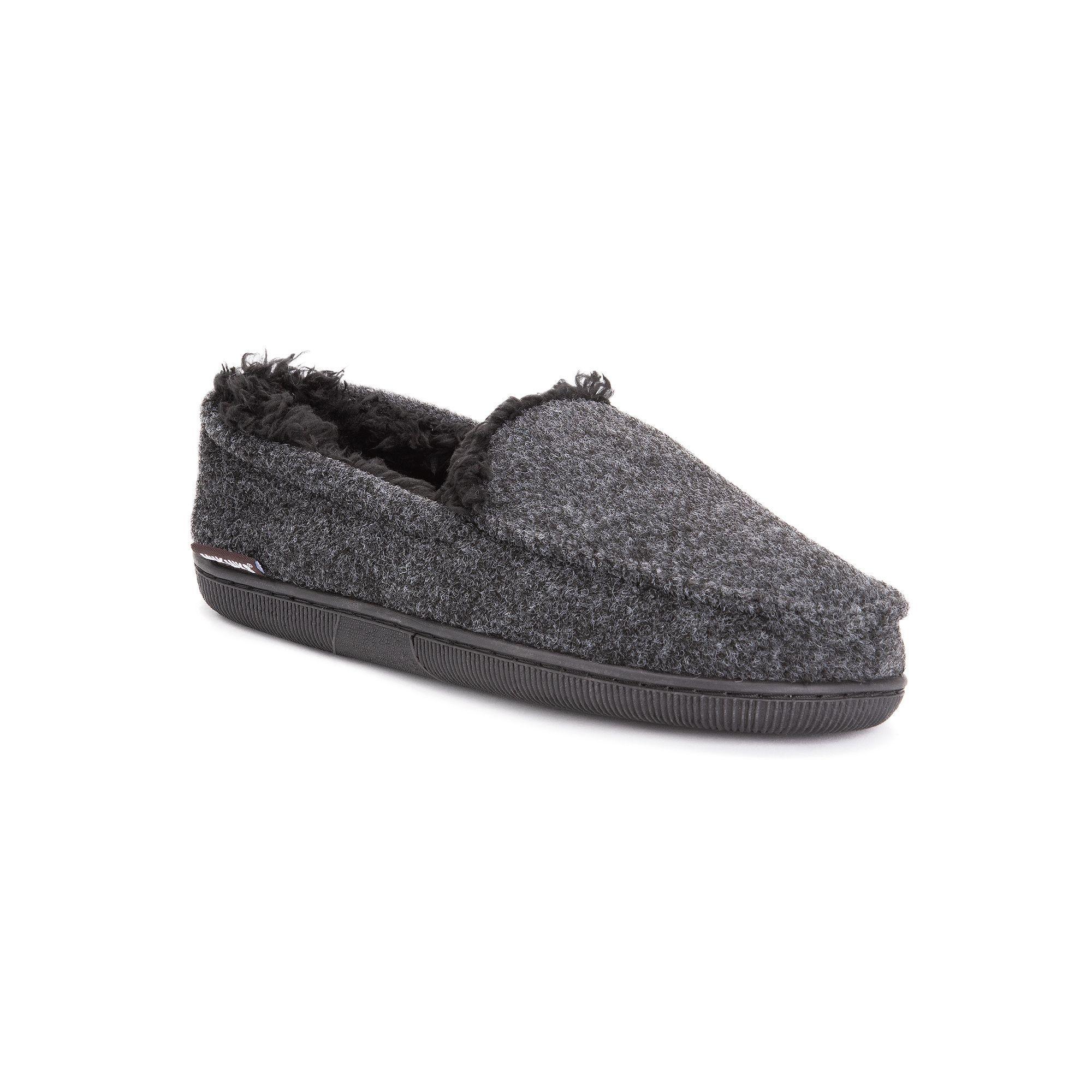 MUK LUKS Faux Wool Mens Moccasin Slippers Product Image