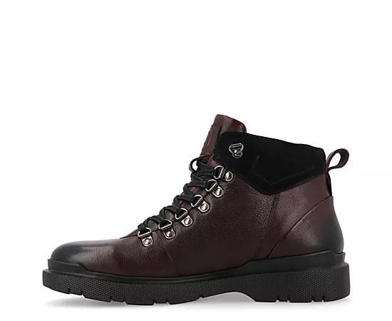 Mens Thomas & Vine Sherman Water Resistant Tru Comfort Ankle Boots Red Product Image