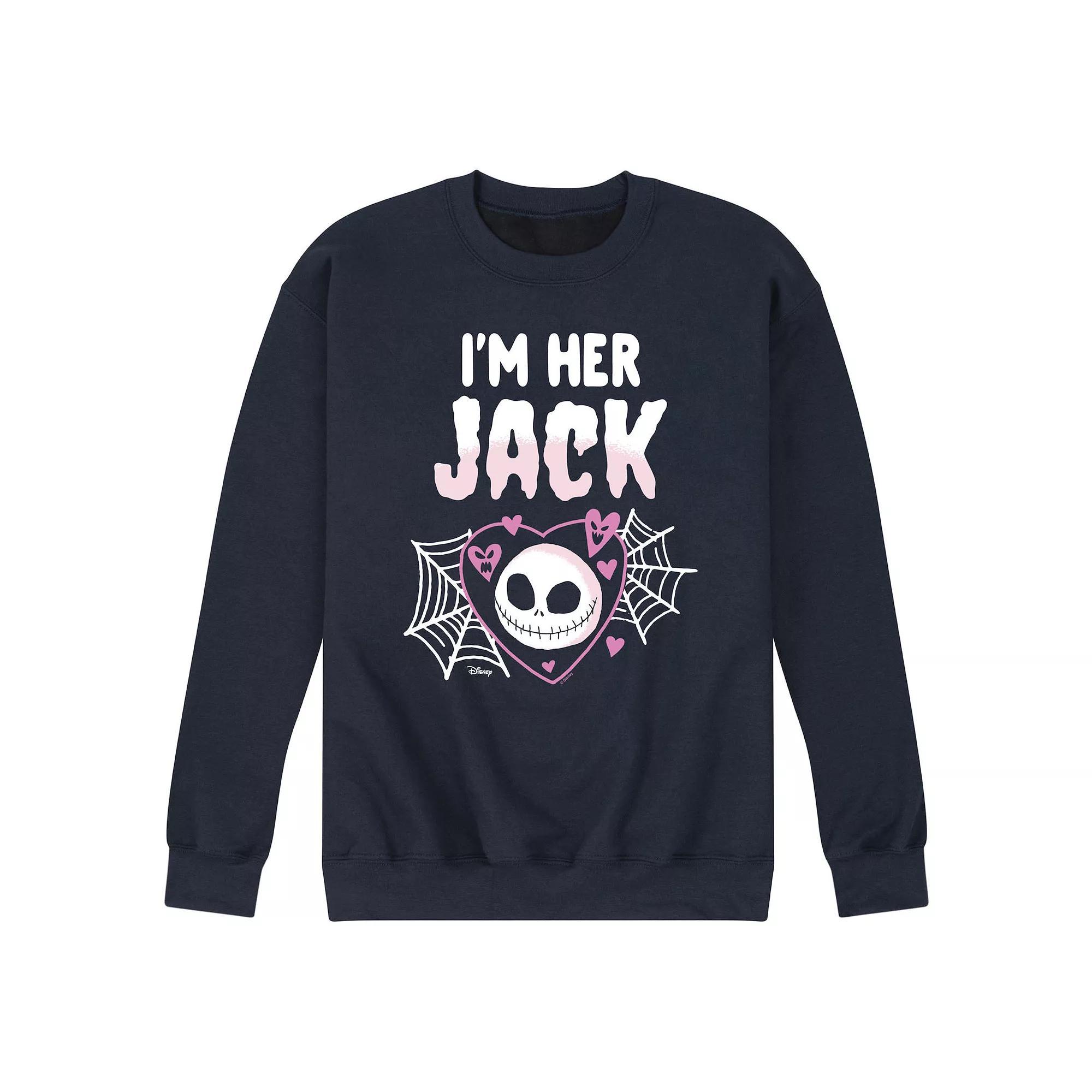 Disney's Nightmare Before Christmas Men's I'm Her Jack Fleece Sweatshirt,  Product Image