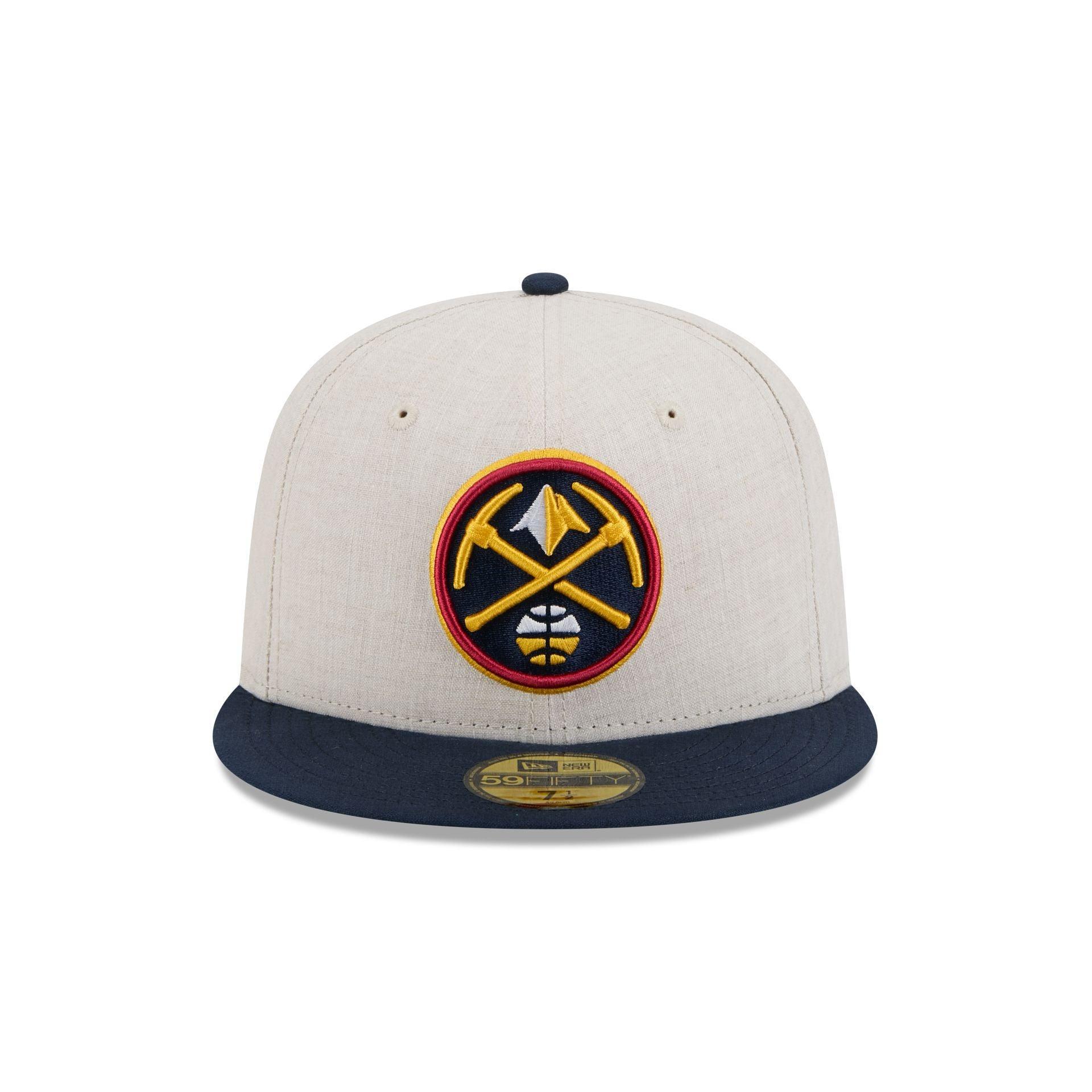 Denver Nuggets Linen 59FIFTY Fitted Hat Male Product Image
