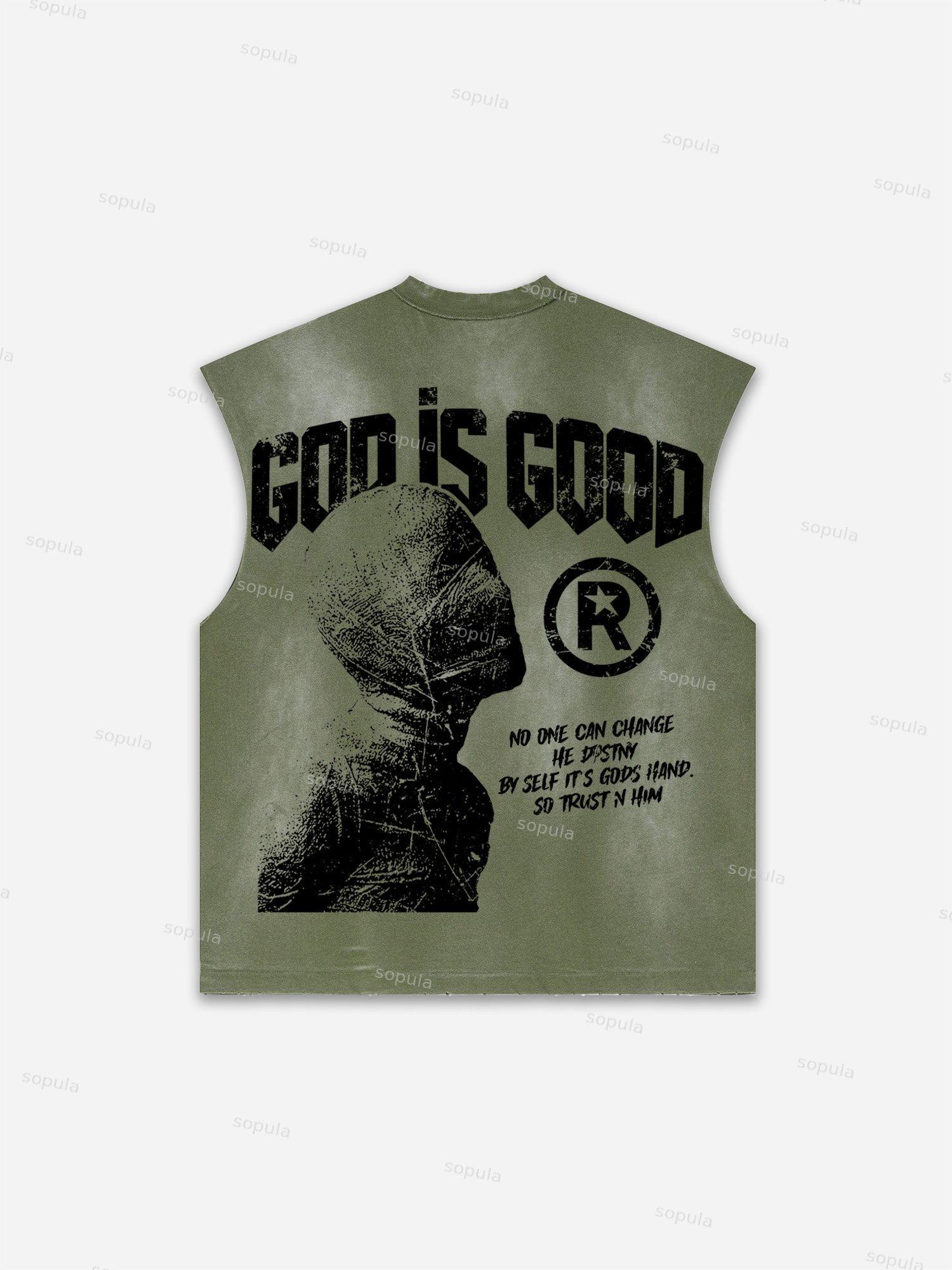 Basketball Dreams Boys Print Distressed Tank Top Product Image