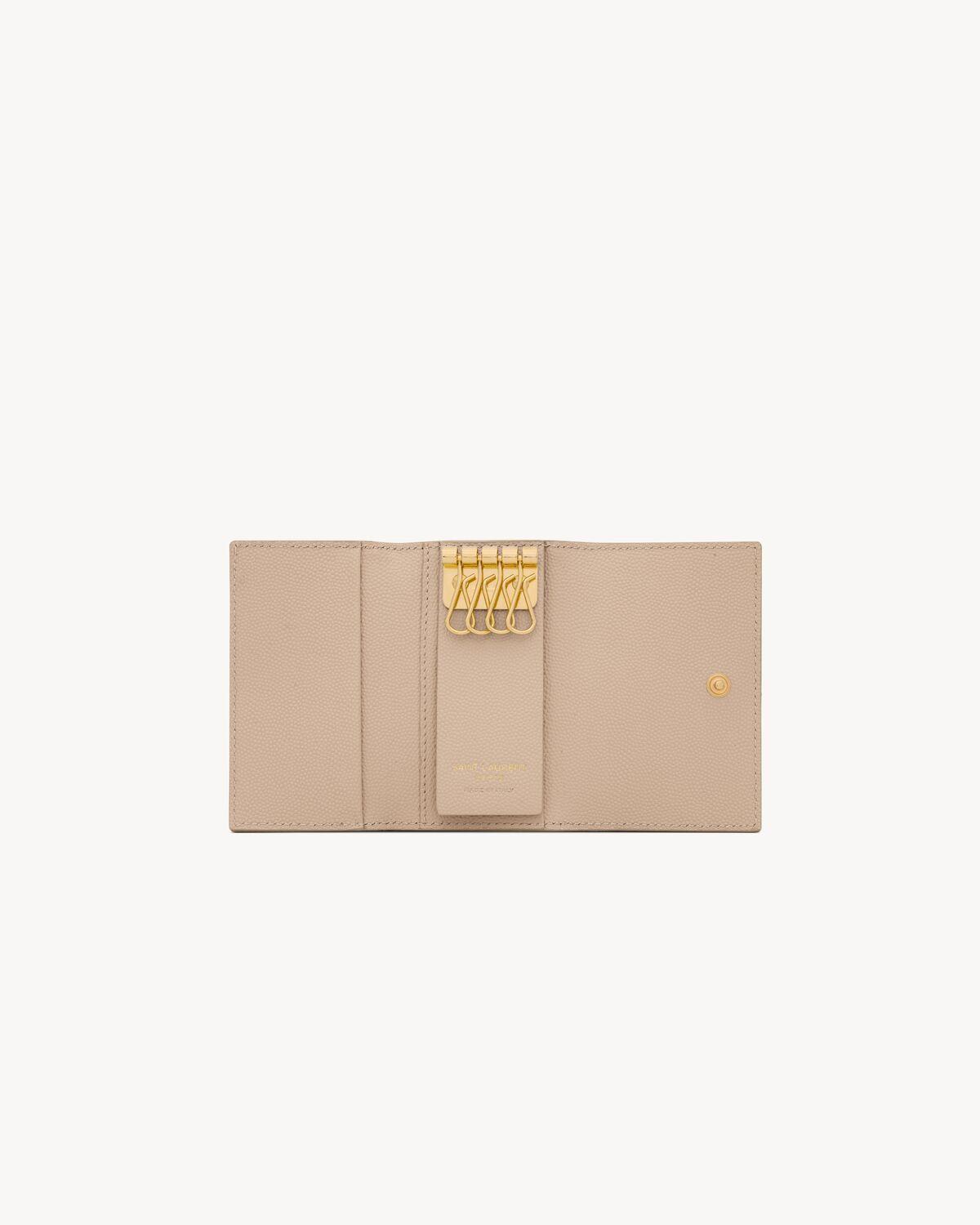 CASSANDRE FRAGMENTS flap card case in lambskin | Saint Laurent | YSL.com Product Image