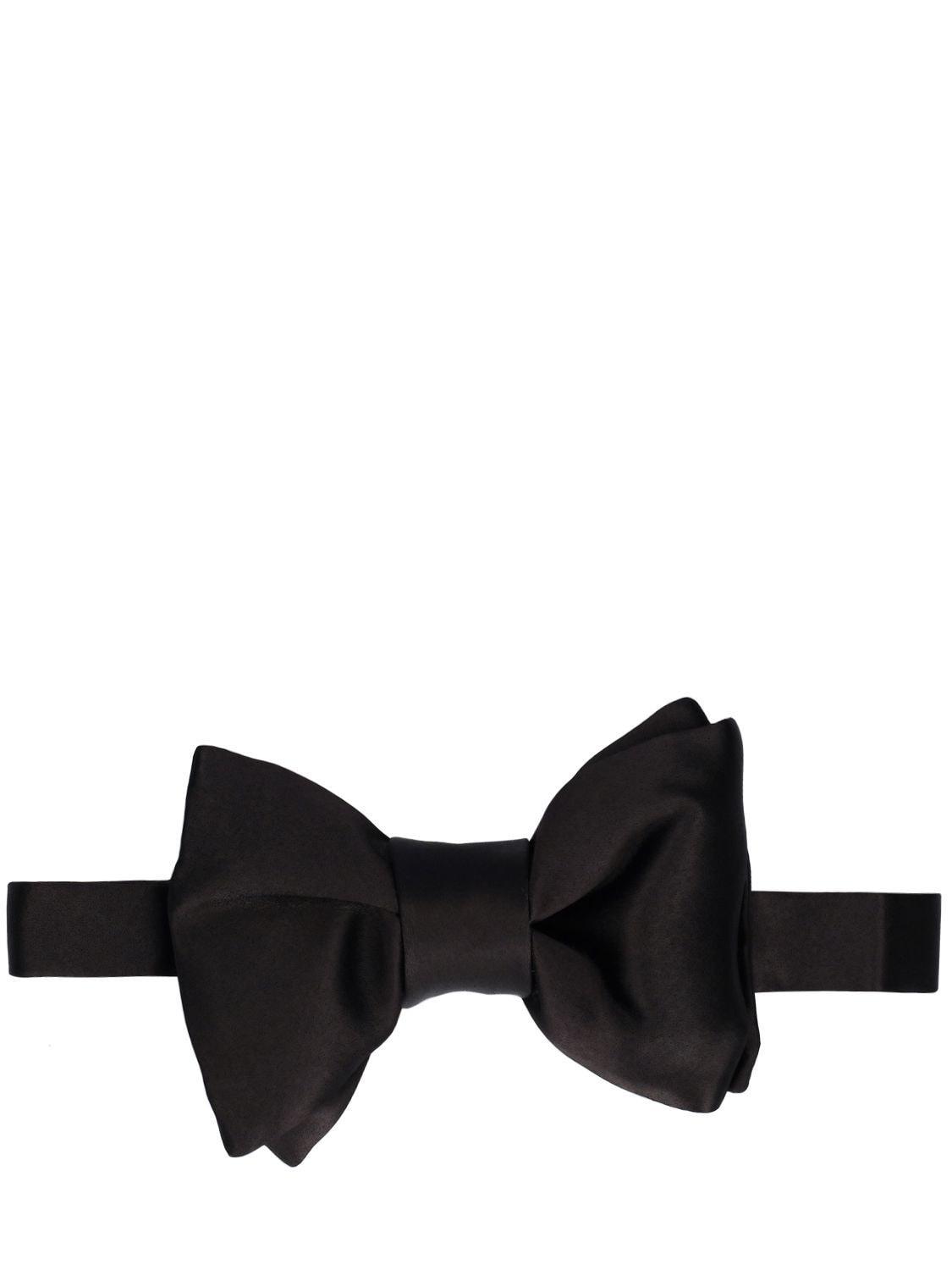 TOM FORD Satin Bowtie In Black Product Image