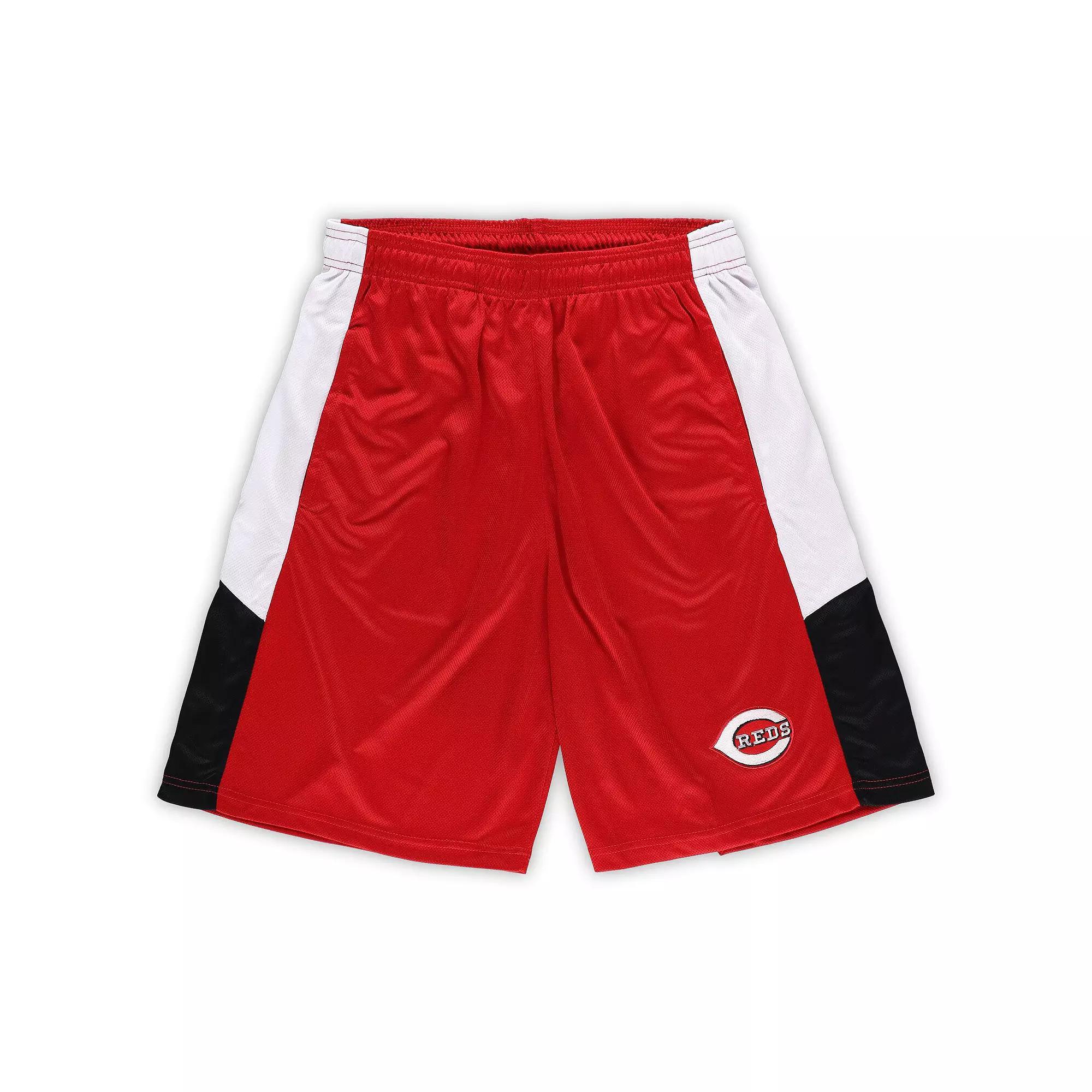Men's Red Cincinnati Reds Big & Tall Team Shorts, Size: 4XLT, Red Red Product Image