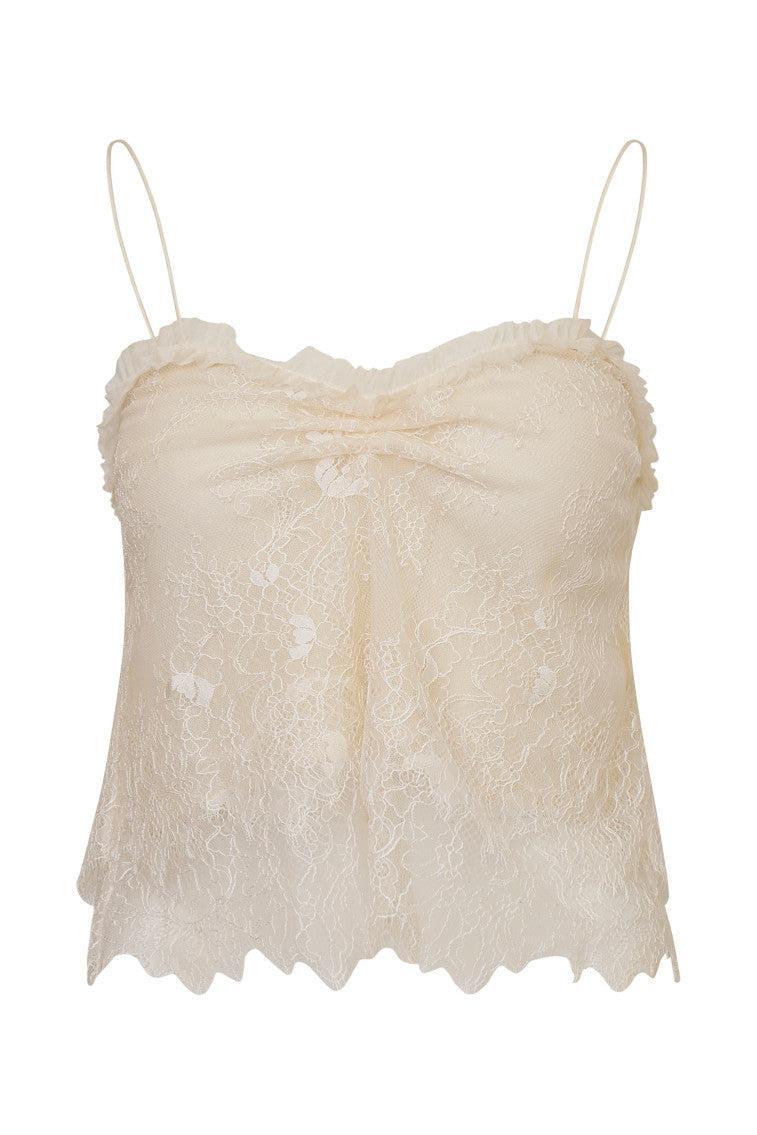 Ferni Lace Cami Top - IVORY Product Image