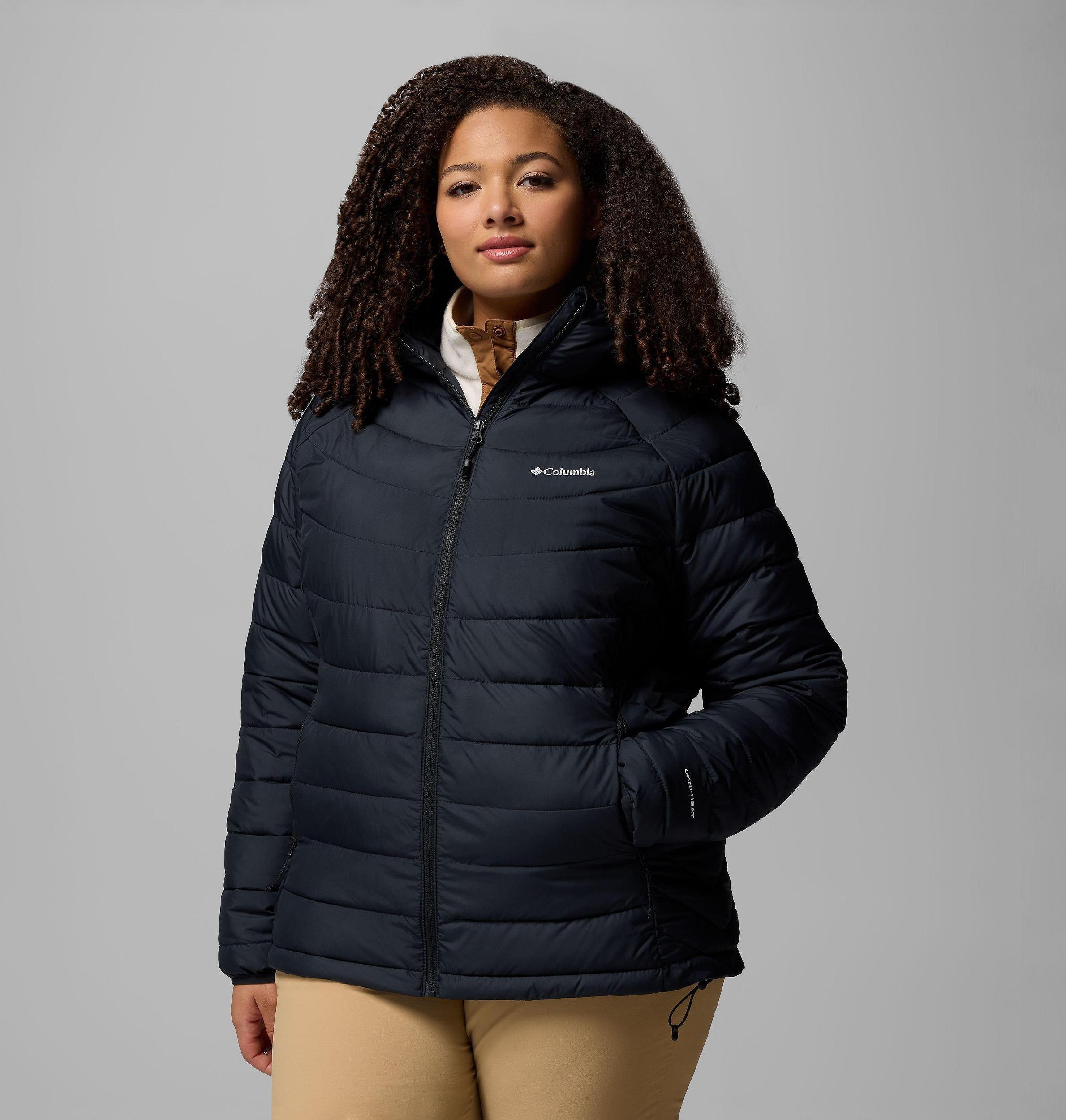 Columbia Womens Powder Lite II Hooded Jacket - Plus Size- Product Image