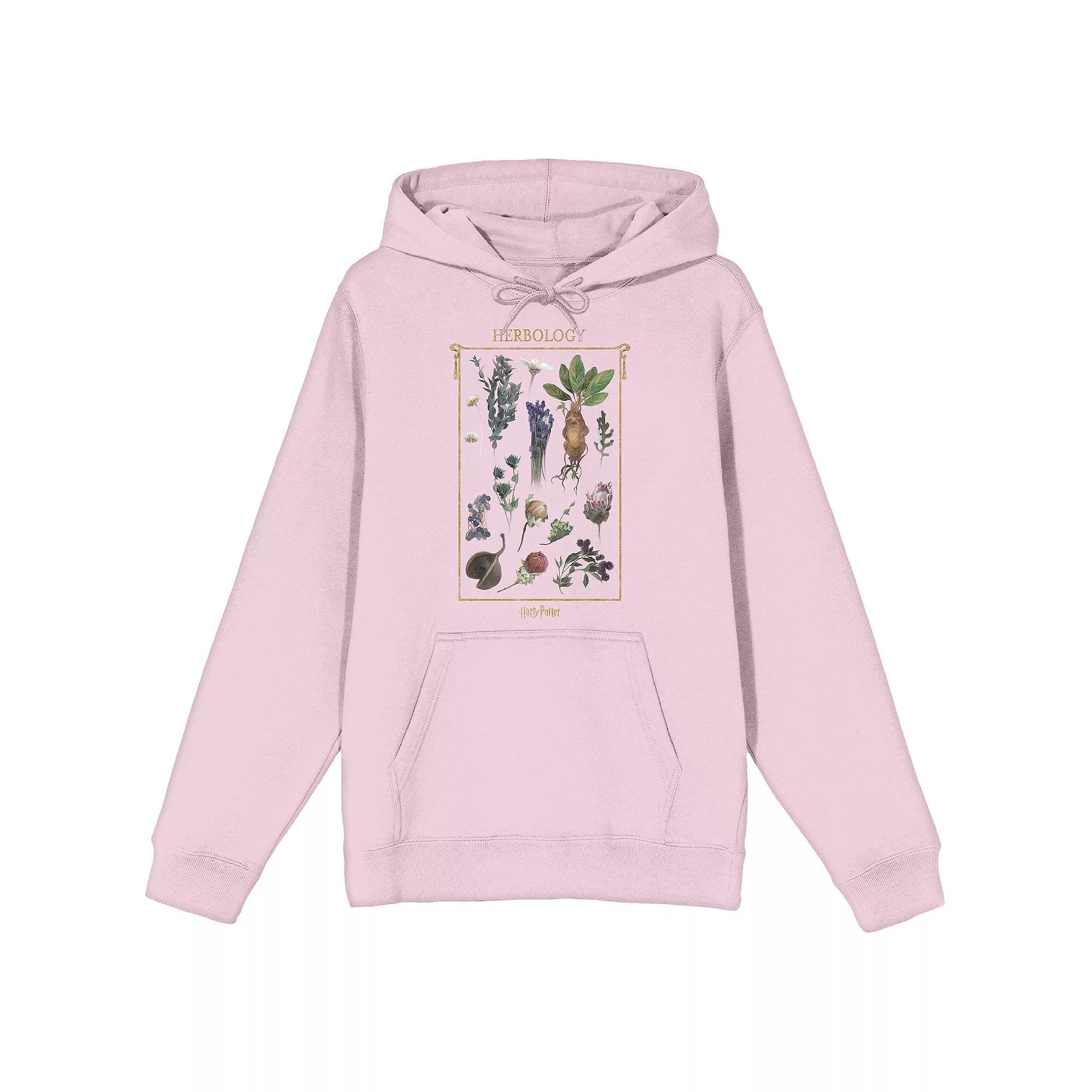 Men's Harry Potter Herbology Hoodie, Size: XL, Pink Product Image