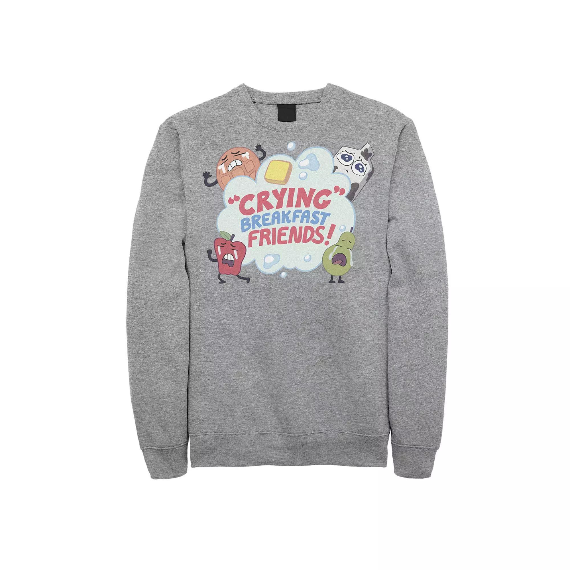 Men's Cartoon Network Steven Universe "Crying Breakfast Friends" Sweatshirt,  Product Image
