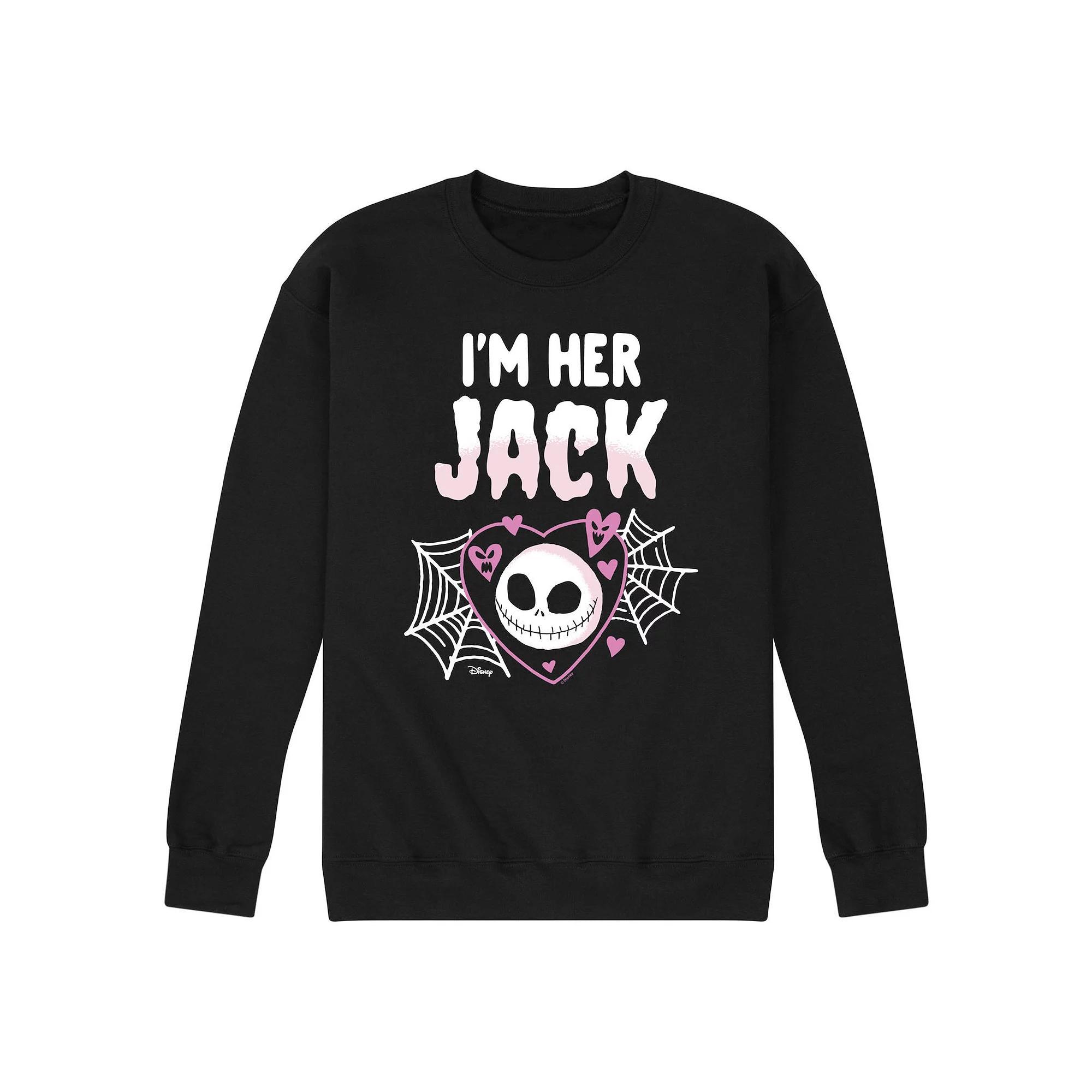 Disney's Nightmare Before Christmas Men's I'm Her Jack Fleece Sweatshirt,  Product Image