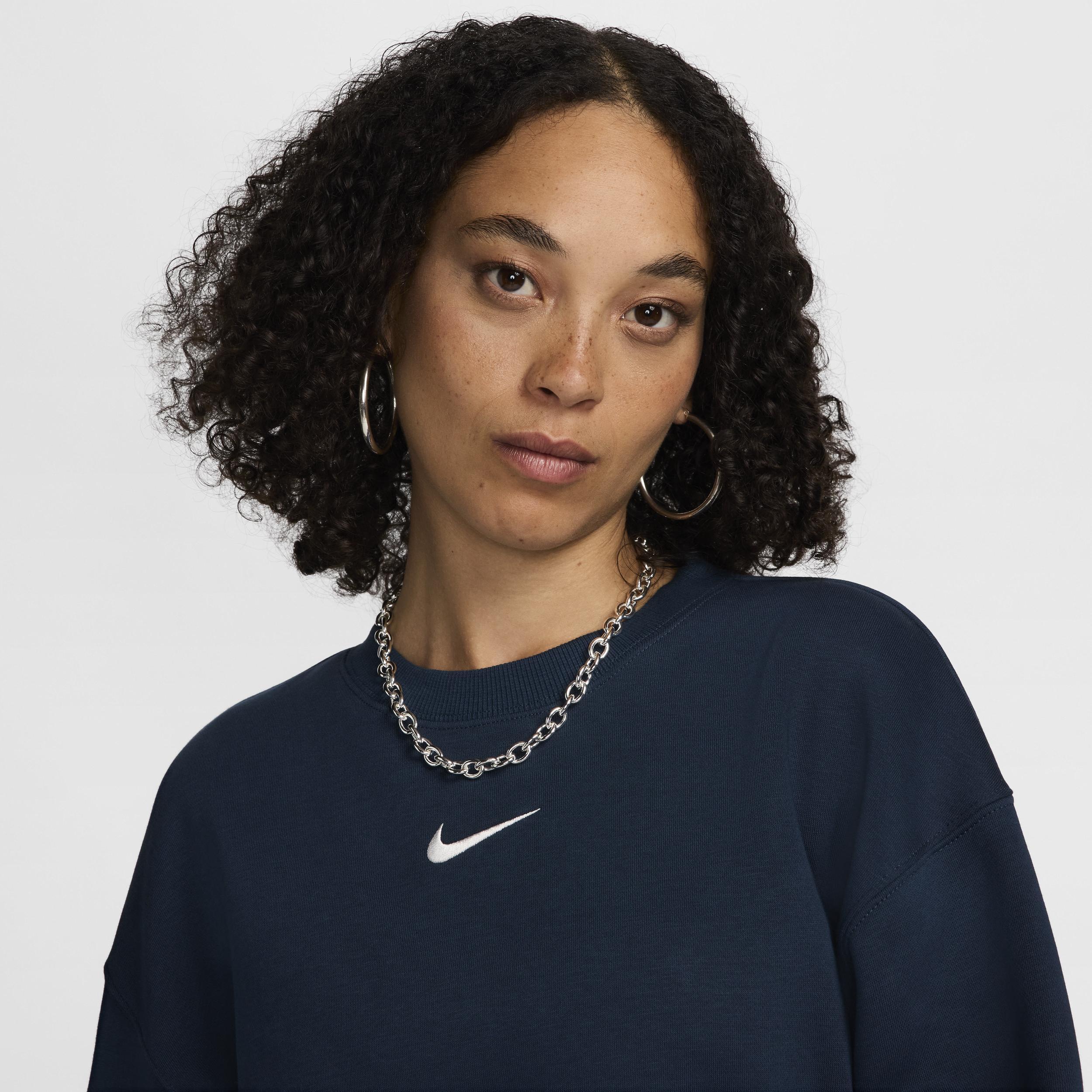 Women's Nike Sportswear Phoenix Fleece Oversized Crew-Neck Sweatshirt Product Image