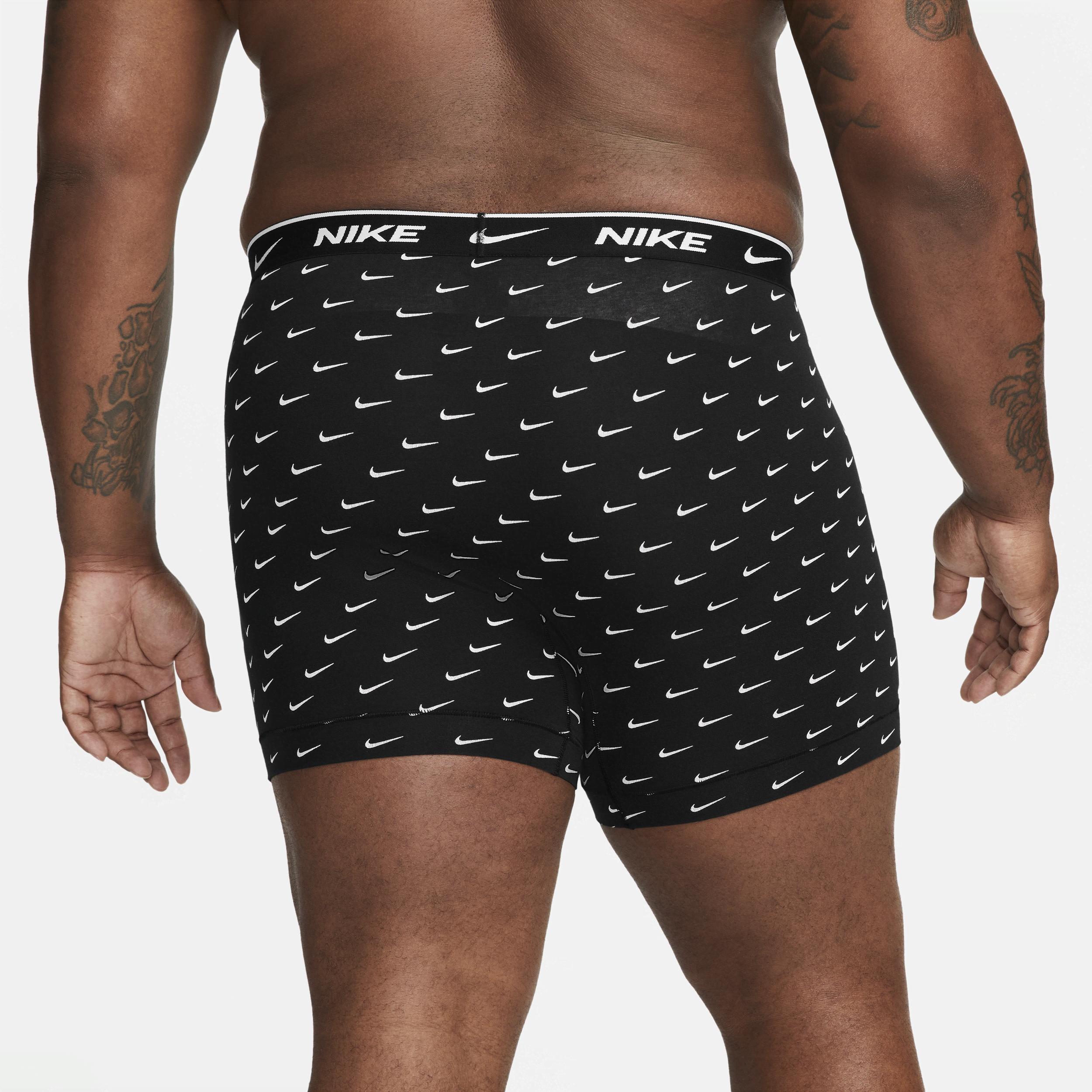 Nike Men's Dri-FIT Essential Cotton Stretch Boxer Briefs (3-Pack) Product Image