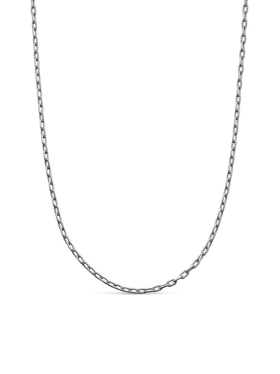 Mens DY Madison Chain Necklace in Sterling Silver Product Image