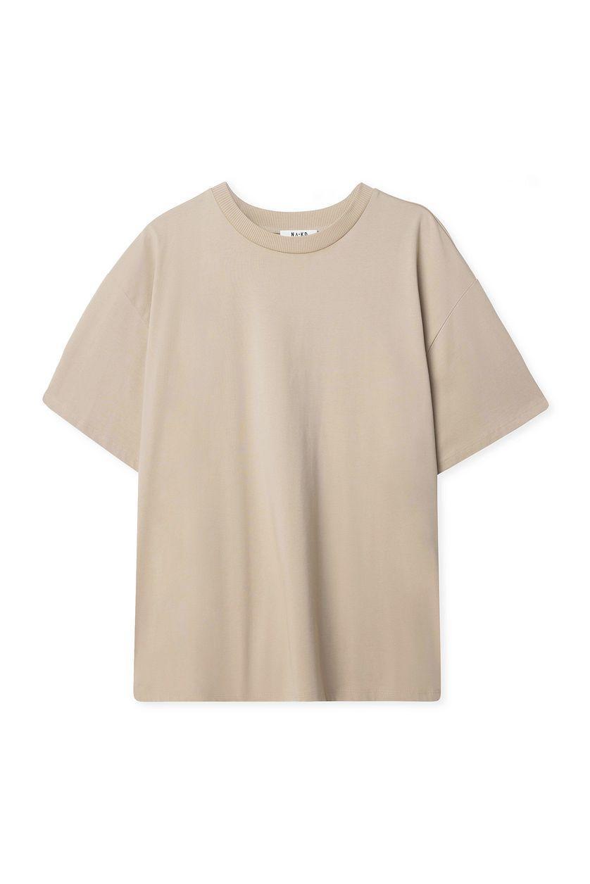 Round Neck Oversized Heavy Tee Product Image