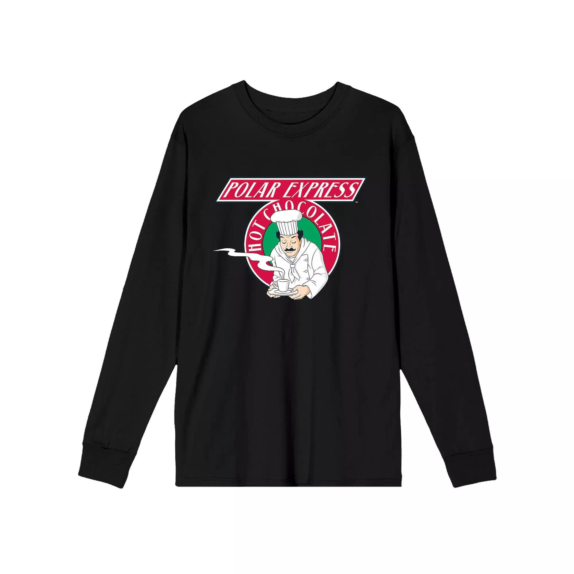 Men's Polar Express Hot Chocolate Long Sleeve Tee,  Product Image