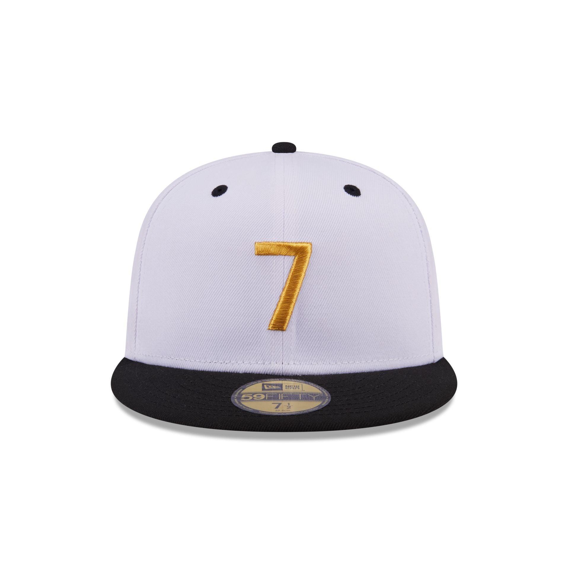 New Era Cap Signature Size 7 White 59FIFTY Fitted Hat Male Product Image