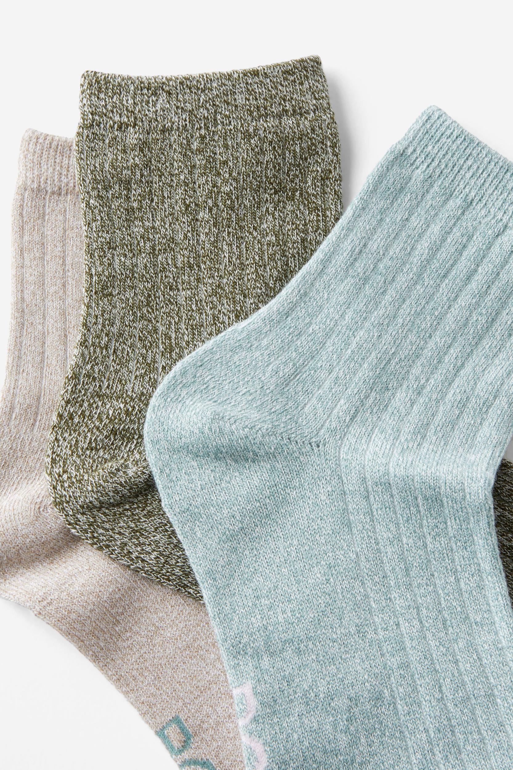 Body Mid Crew Socks 3Pk Product Image
