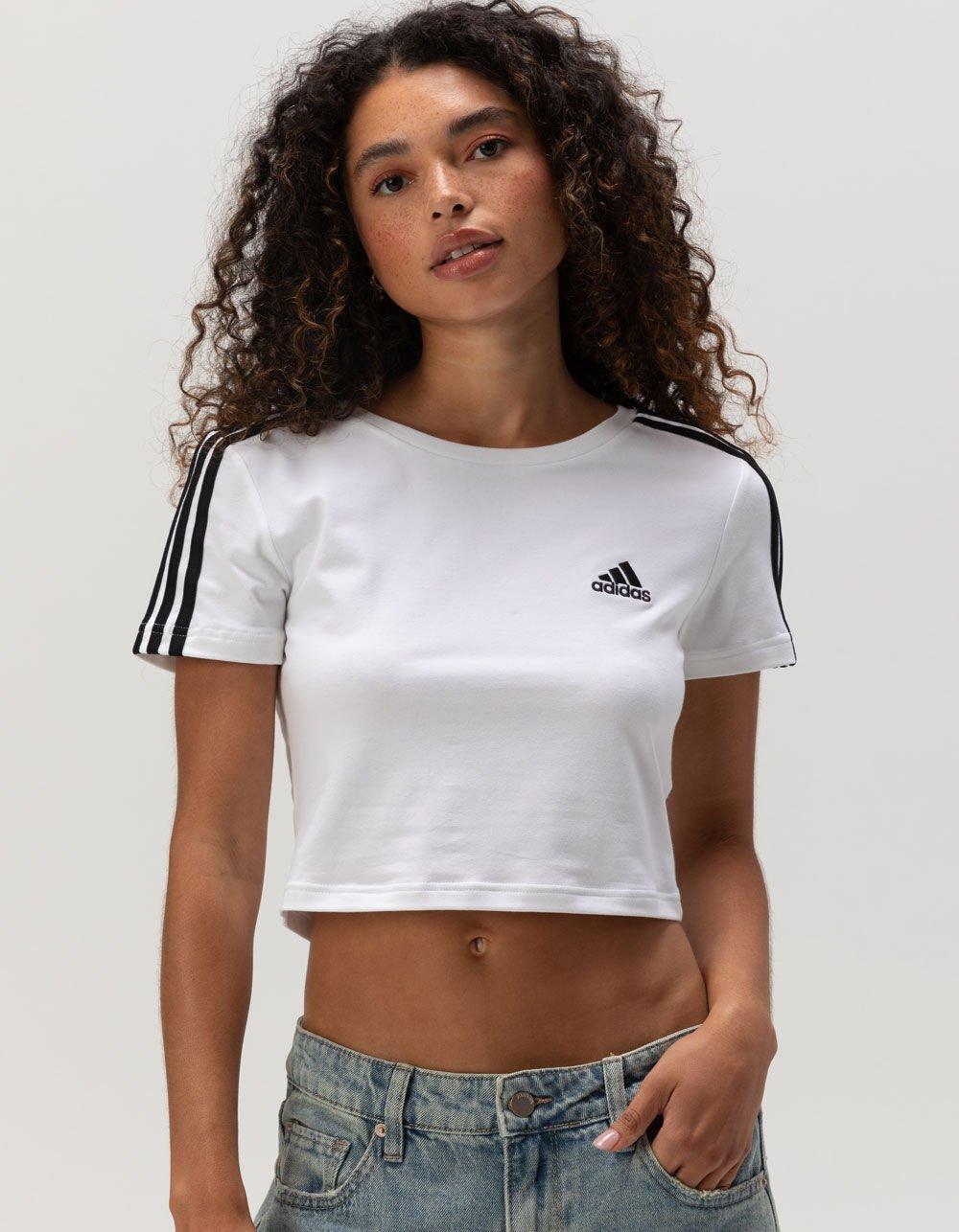 ADIDAS Essentials Womens Baby Tee - WHITE Product Image