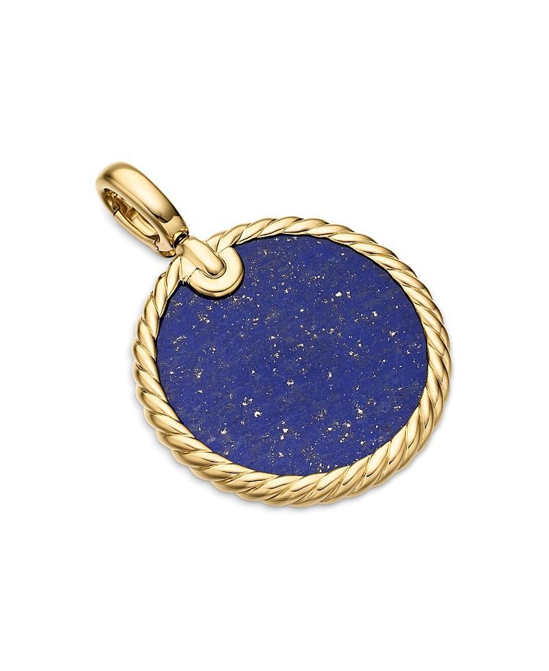 Womens DY Elements Disc Pendant in 18K Yellow Gold Product Image