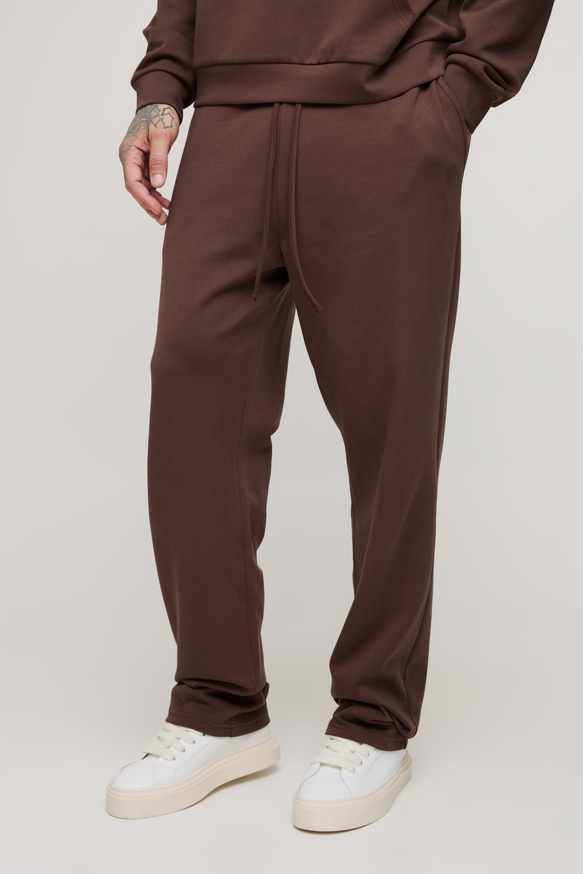 Tall Interlock Smart Tapered Sweatpants | boohooMAN USA Product Image